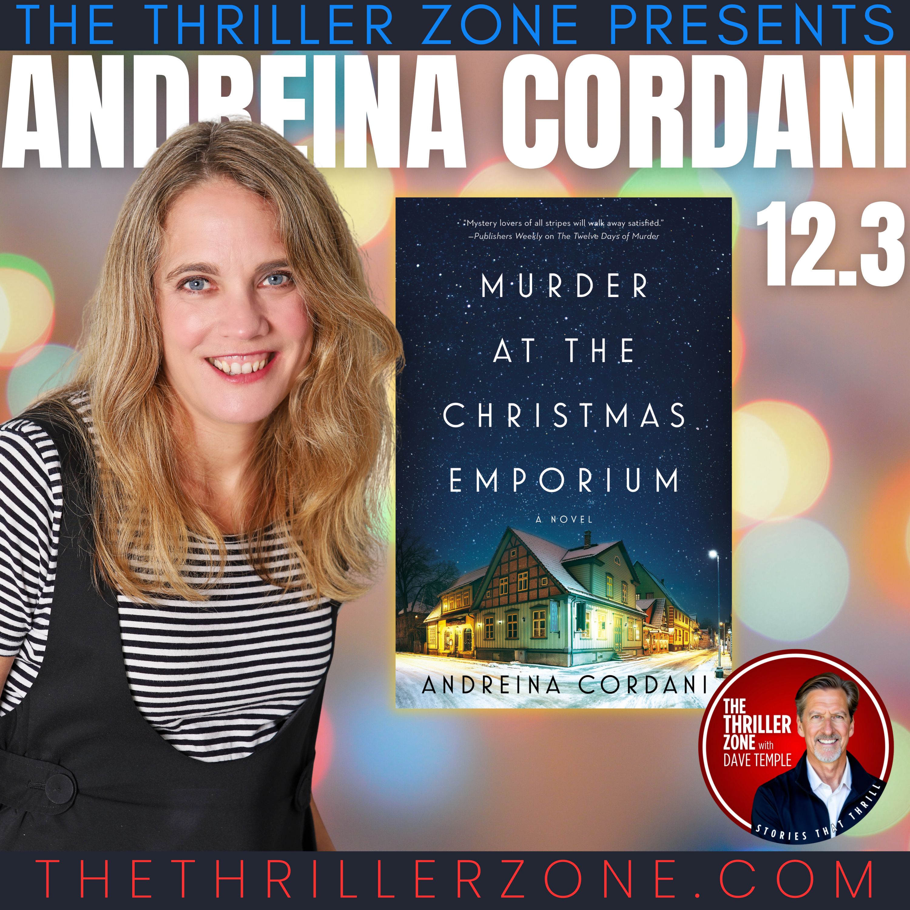 Deck the Halls with Murder at the Christmas Emporium with Andreina Cordani