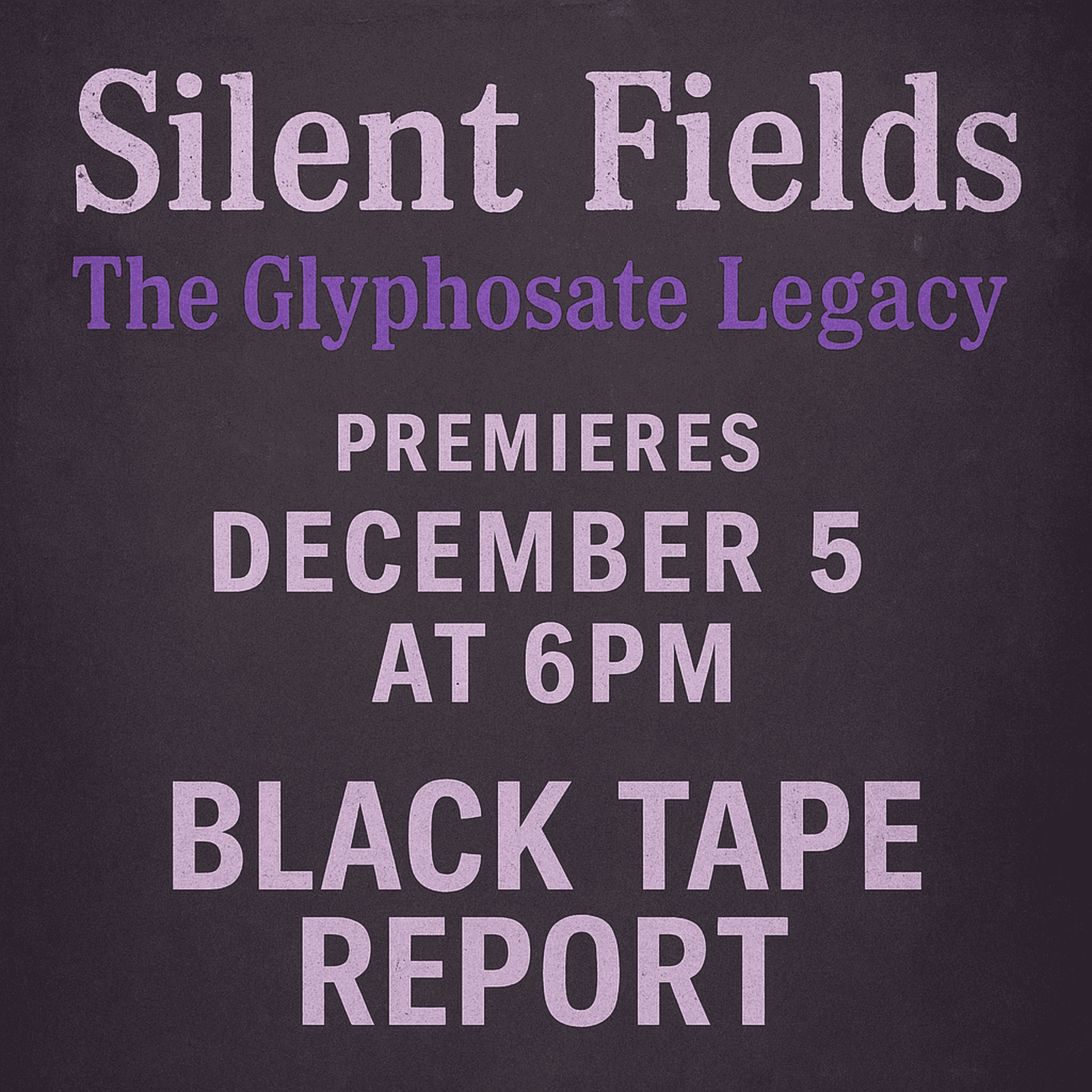 BLACK TAPE REPORT