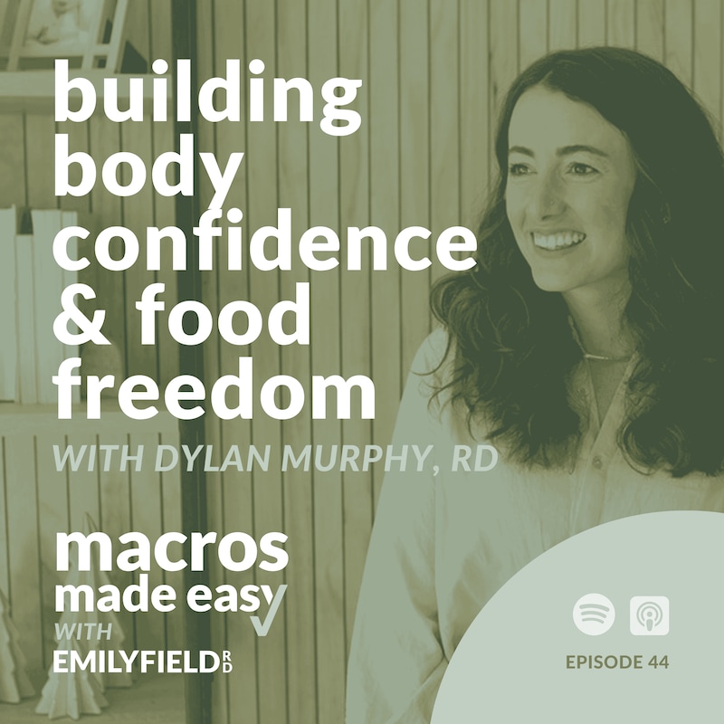 Artwork for podcast Macros Made Easy with Emily Field RD