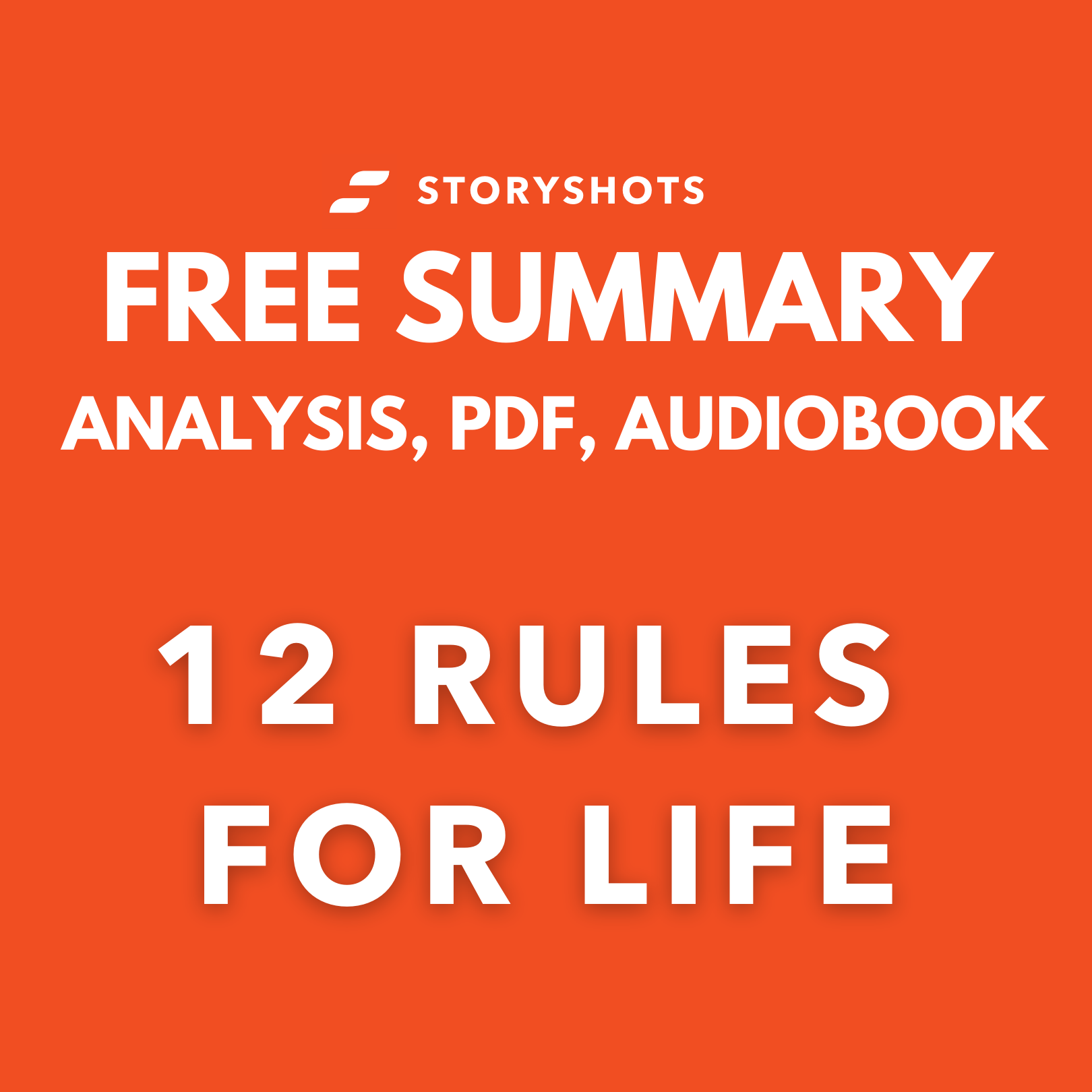 12 Rules For Life Free Summary Review Jordan Peterson Pdf