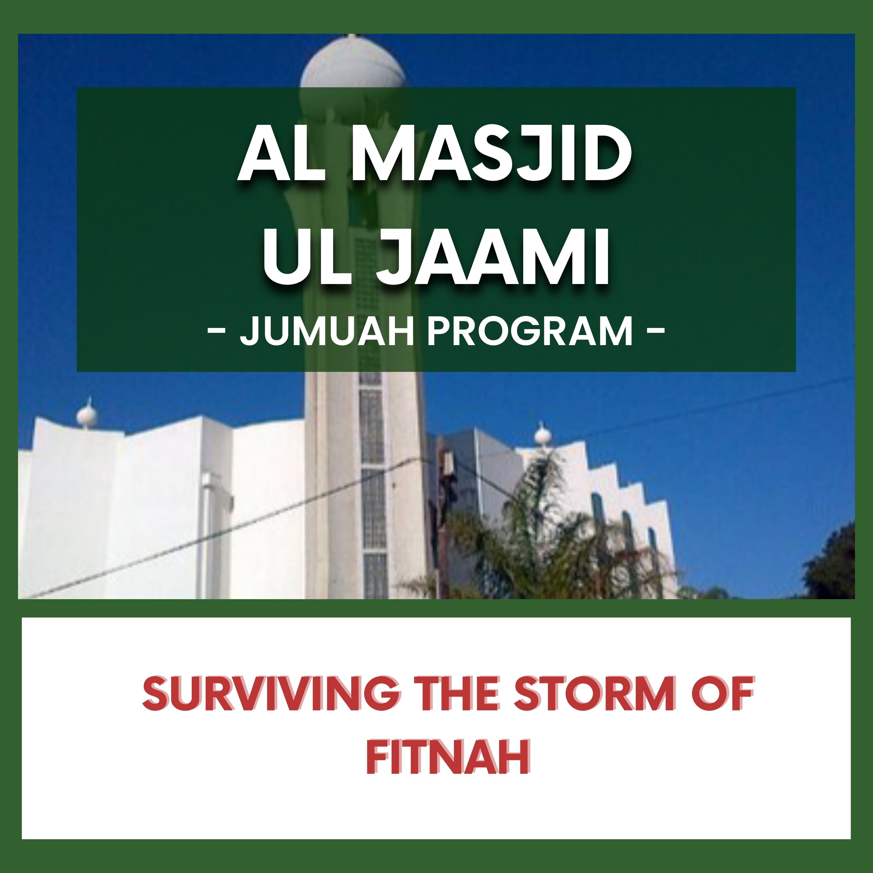 05/12/25 Surviving the storm of fitnah episode artwork