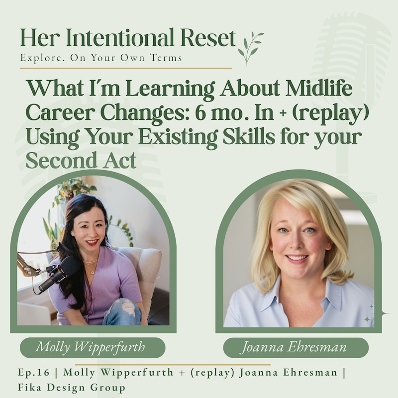 Artwork for podcast Her Intentional Reset: Career changes and second acts for women in midlife