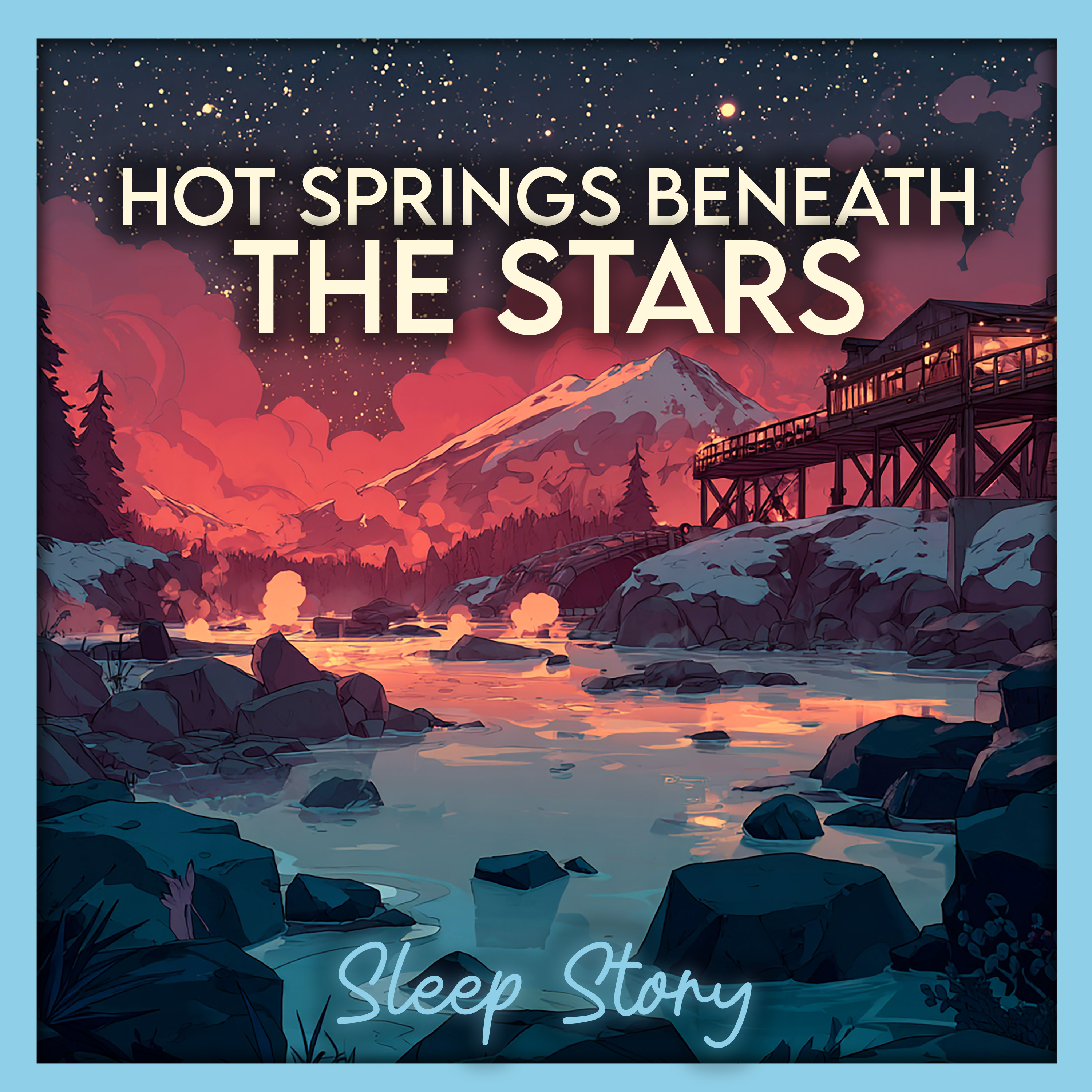 The Starfall Hot Springs | A Cozy Sleep Story for Adults Under a Sky Full of Stars ✨ Deep Relaxation • Guided Sleep Story • Peaceful Nighttime Escape