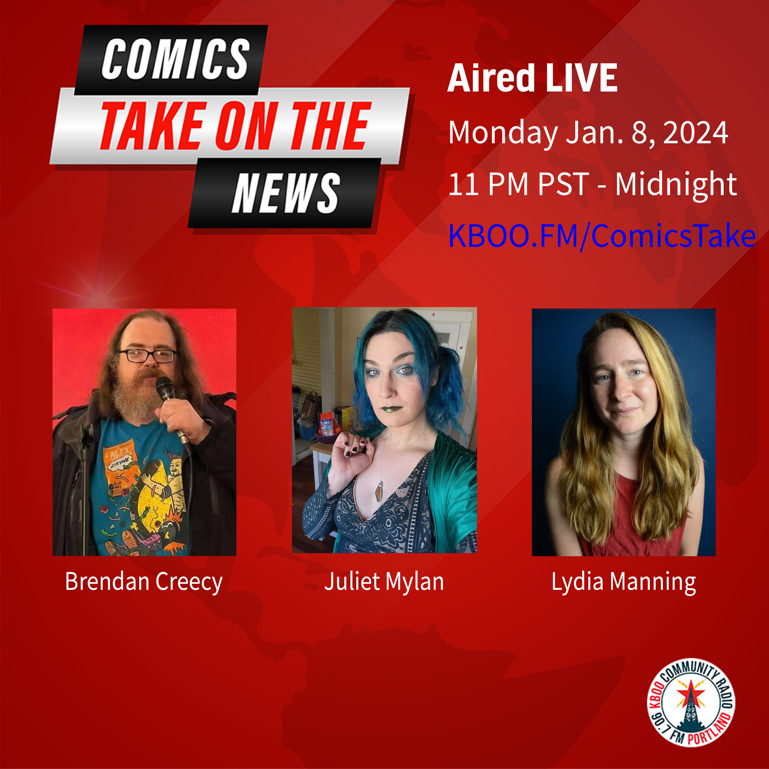 Comics Take on the News and Public Bus Drug Testing - FULL EPISODE episode artwork