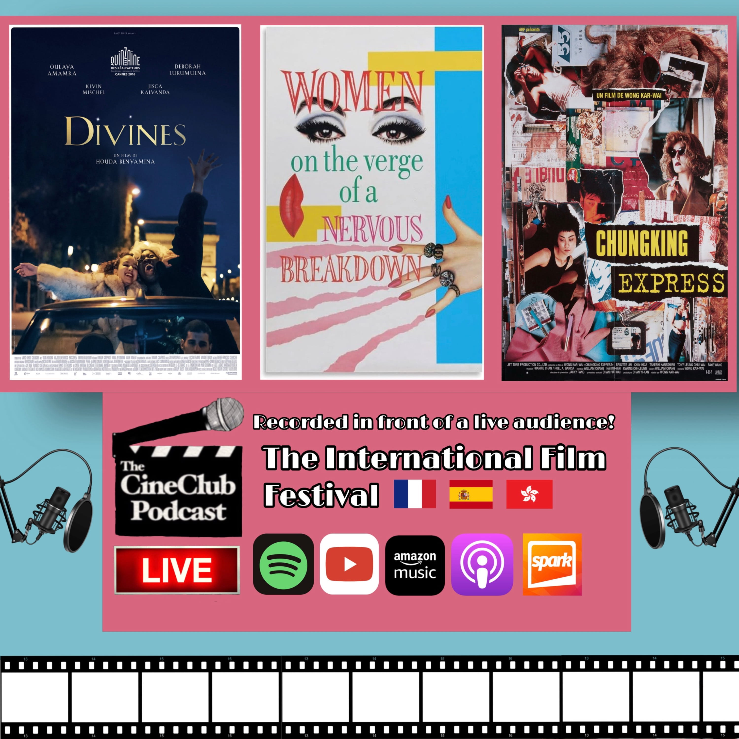 Recorded in front of a live audience! The CineClub Podcast live at our International Film Festival