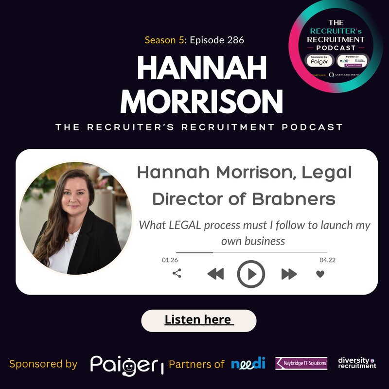 Artwork for podcast The Recruiter's Recruitment Podcast
