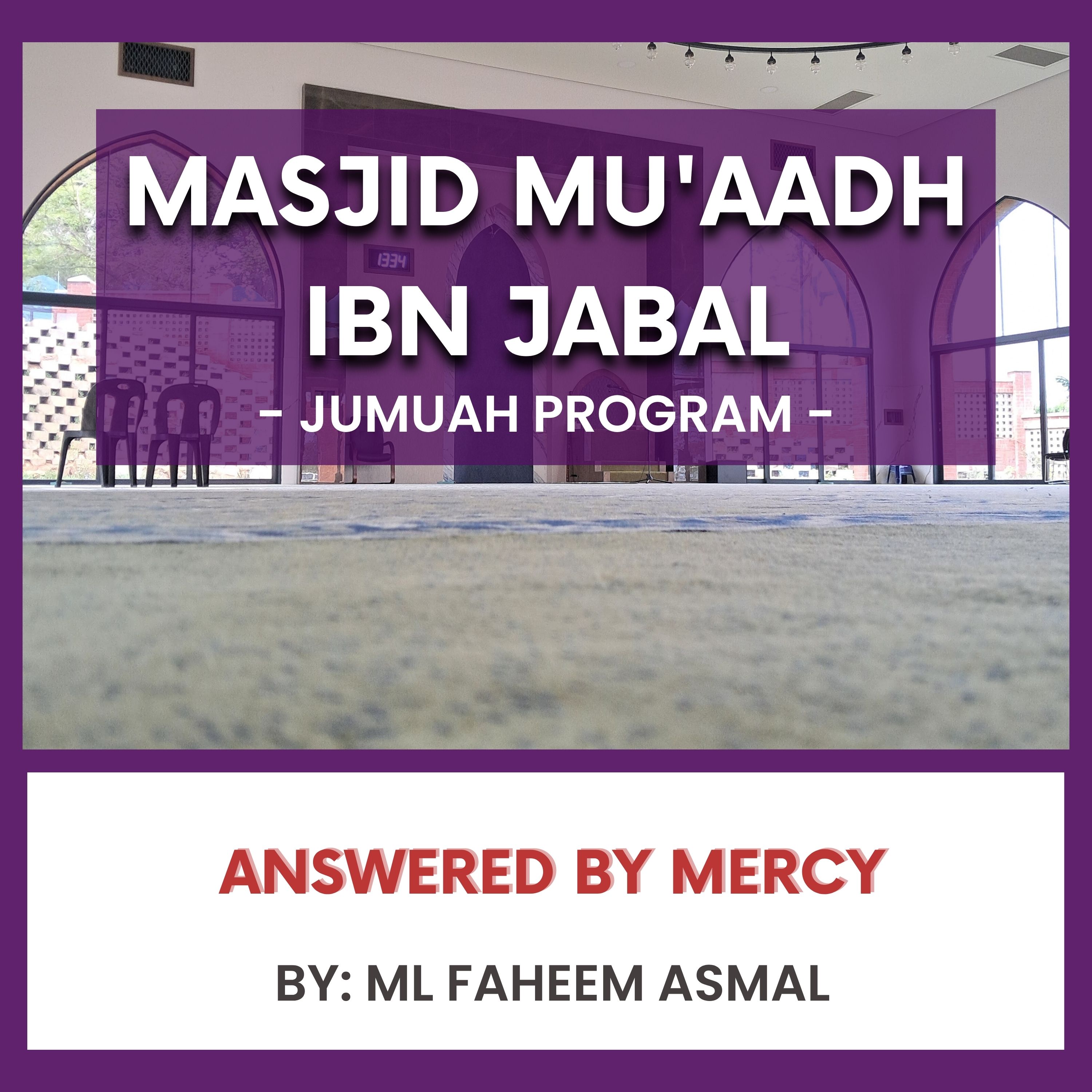 Answered by Mercy by ML Faheem Asmal episode artwork