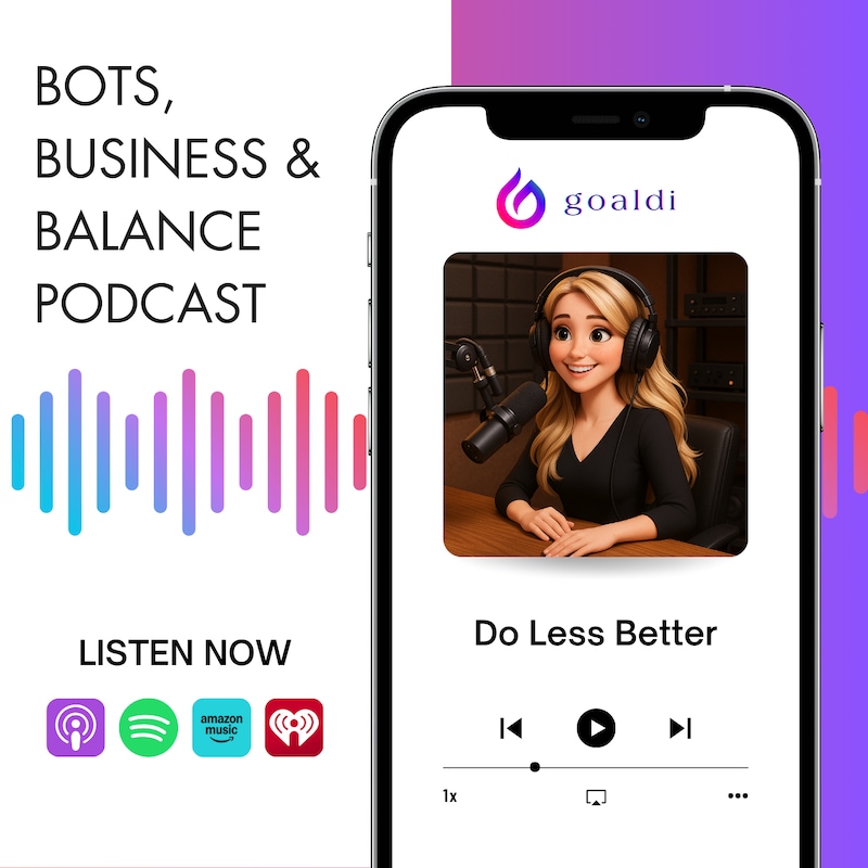 Artwork for podcast Bots, Business and Balance