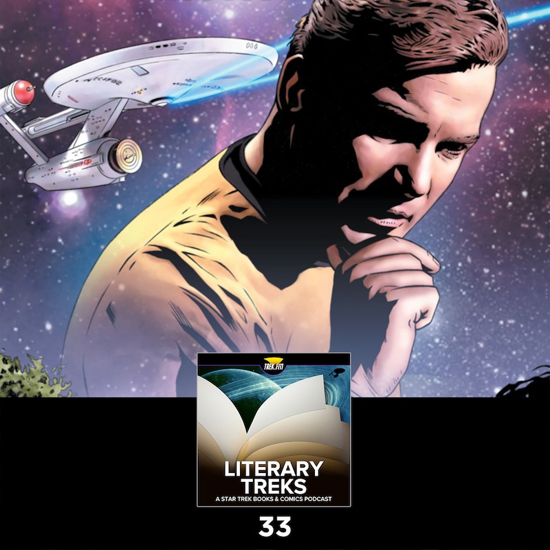 Artwork for podcast Literary Treks: A Star Trek Books and Comics Podcast