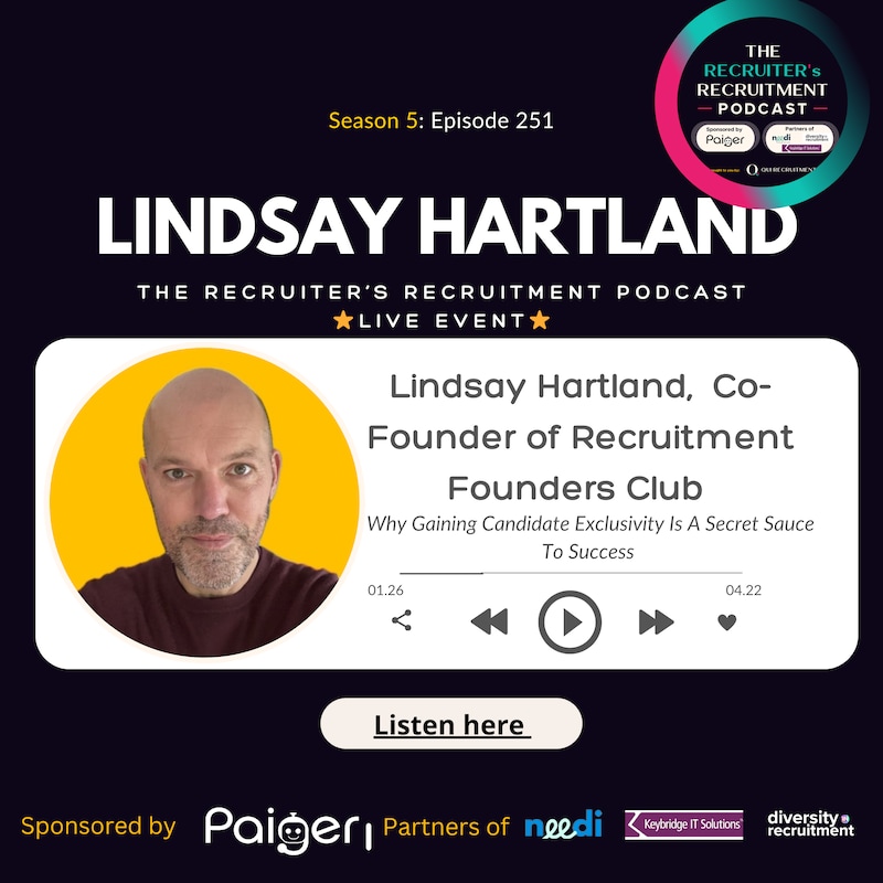 Artwork for podcast The Recruiter's Recruitment Podcast