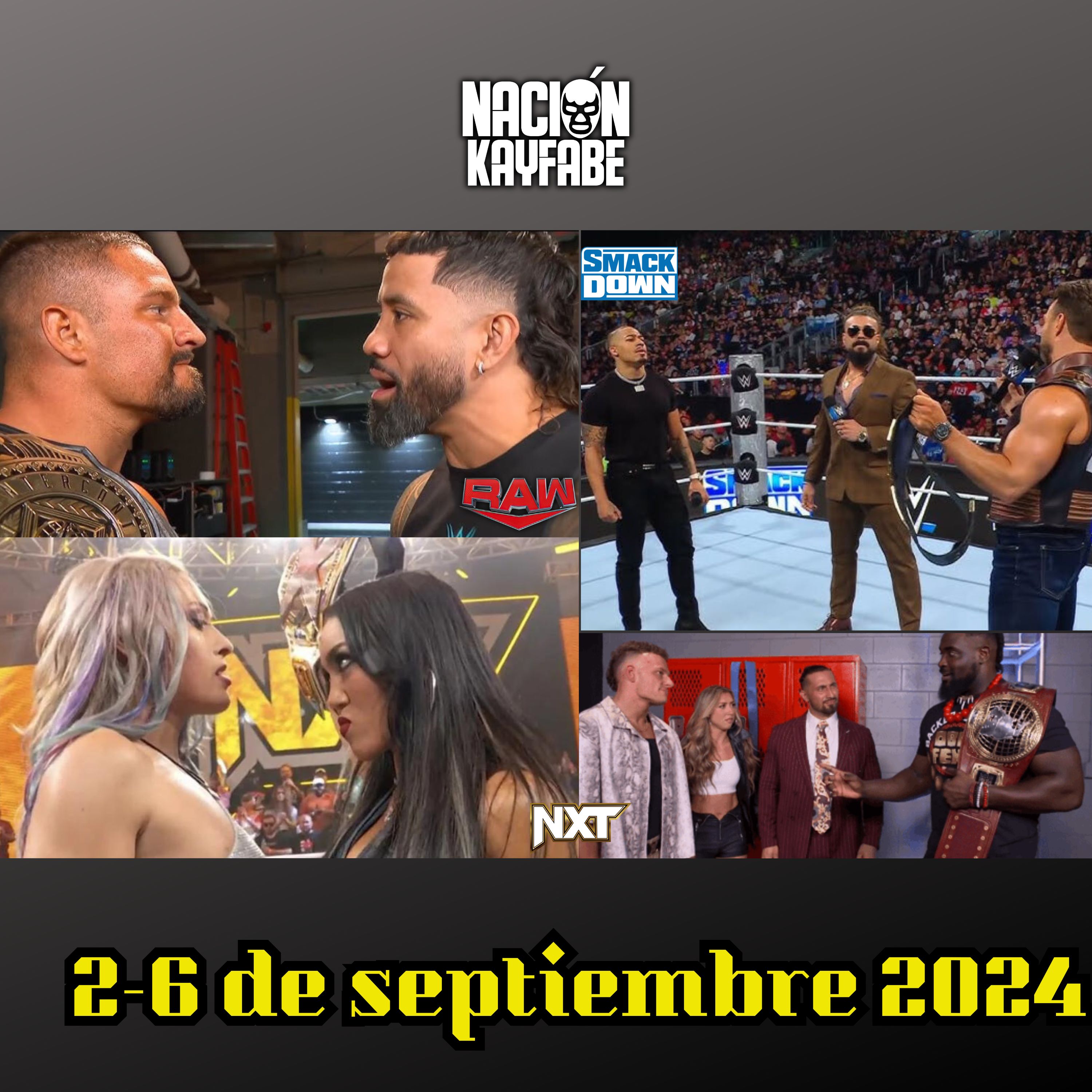 Bron confronta a Jey | Giulia reta a Roxanne | Andrade & Carmelo quieren el oro de LA Knight episode artwork