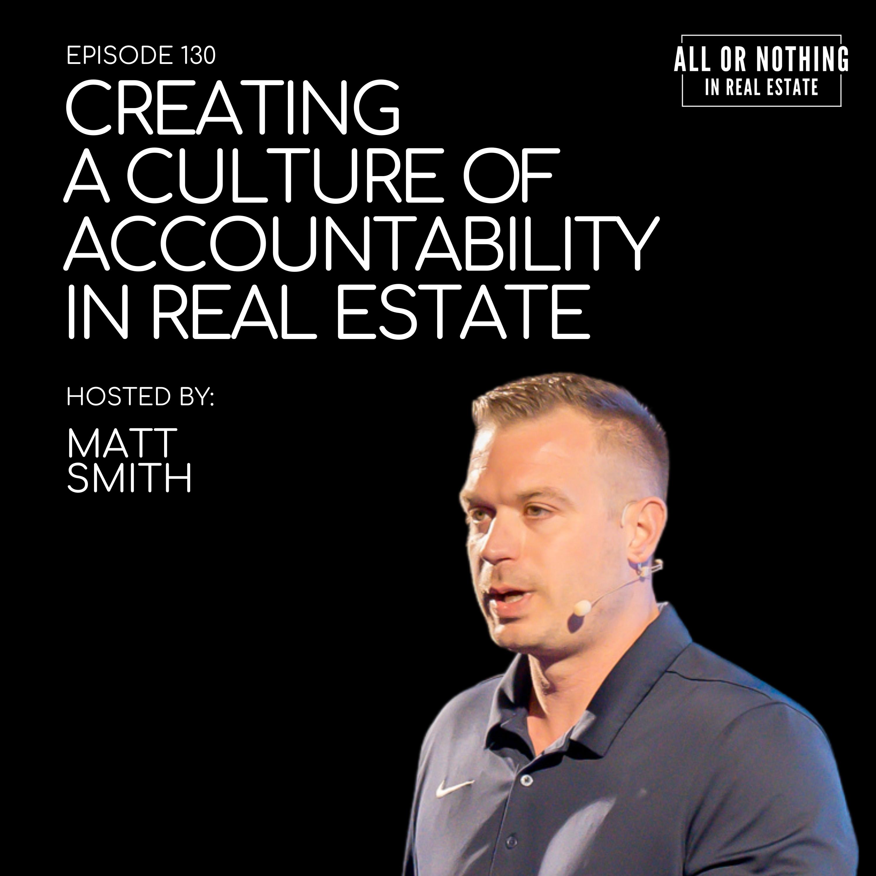 Creating a Culture of Accountability in Real Estate - Remastered episode artwork