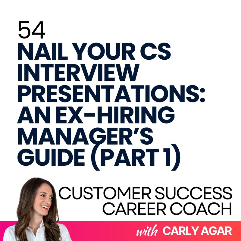 Artwork for podcast Customer Success Career Coach