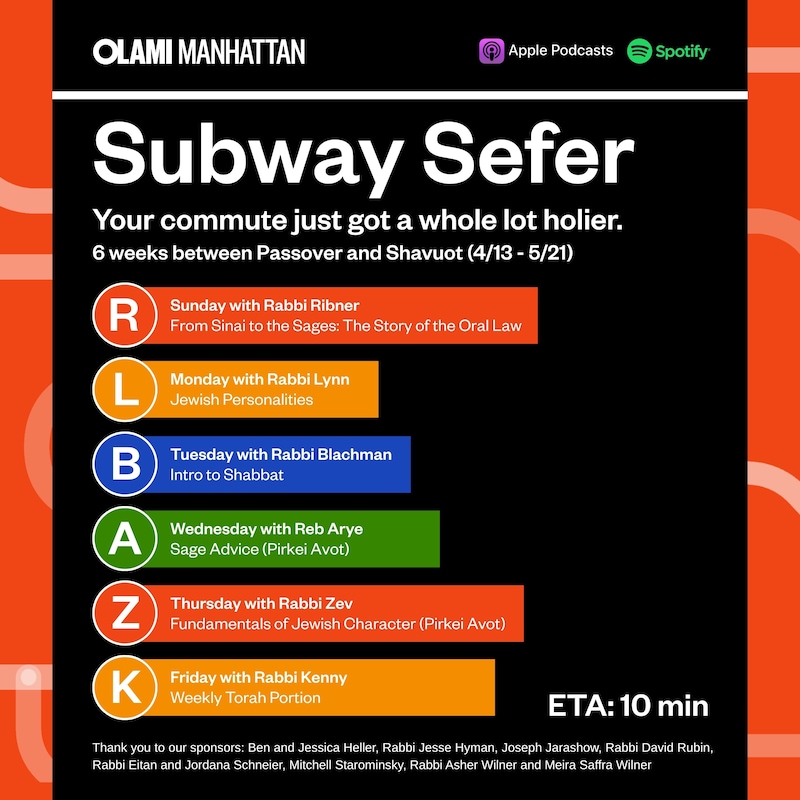 Artwork for podcast Subway Sefer