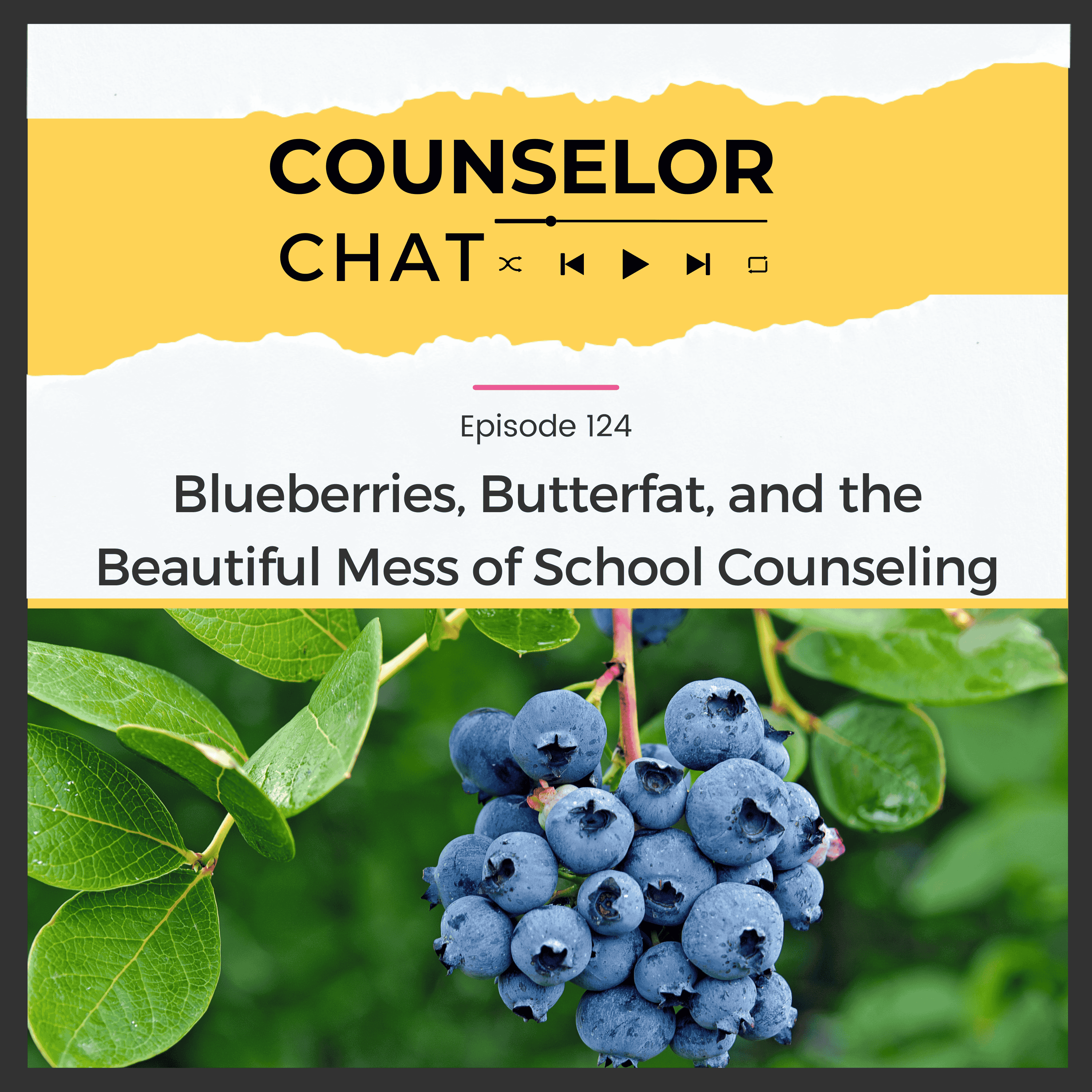 124.  Blueberries, Butterfat, and the Beautiful Mess of School Counseling