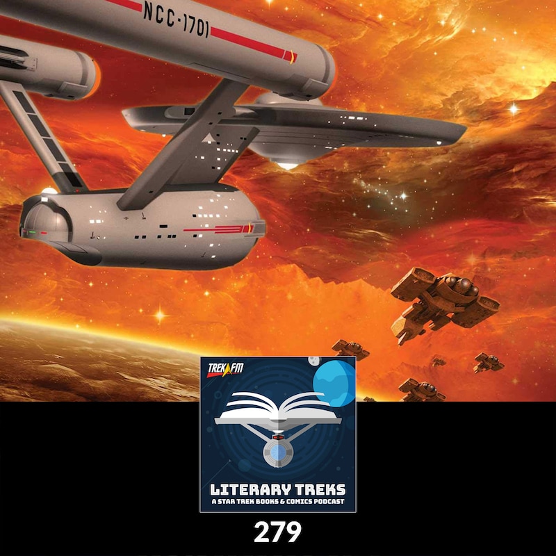 Artwork for podcast Literary Treks: A Star Trek Books and Comics Podcast