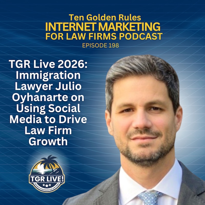 Artwork for podcast Ten Golden Rules Internet Marketing for Law Firms Podcast