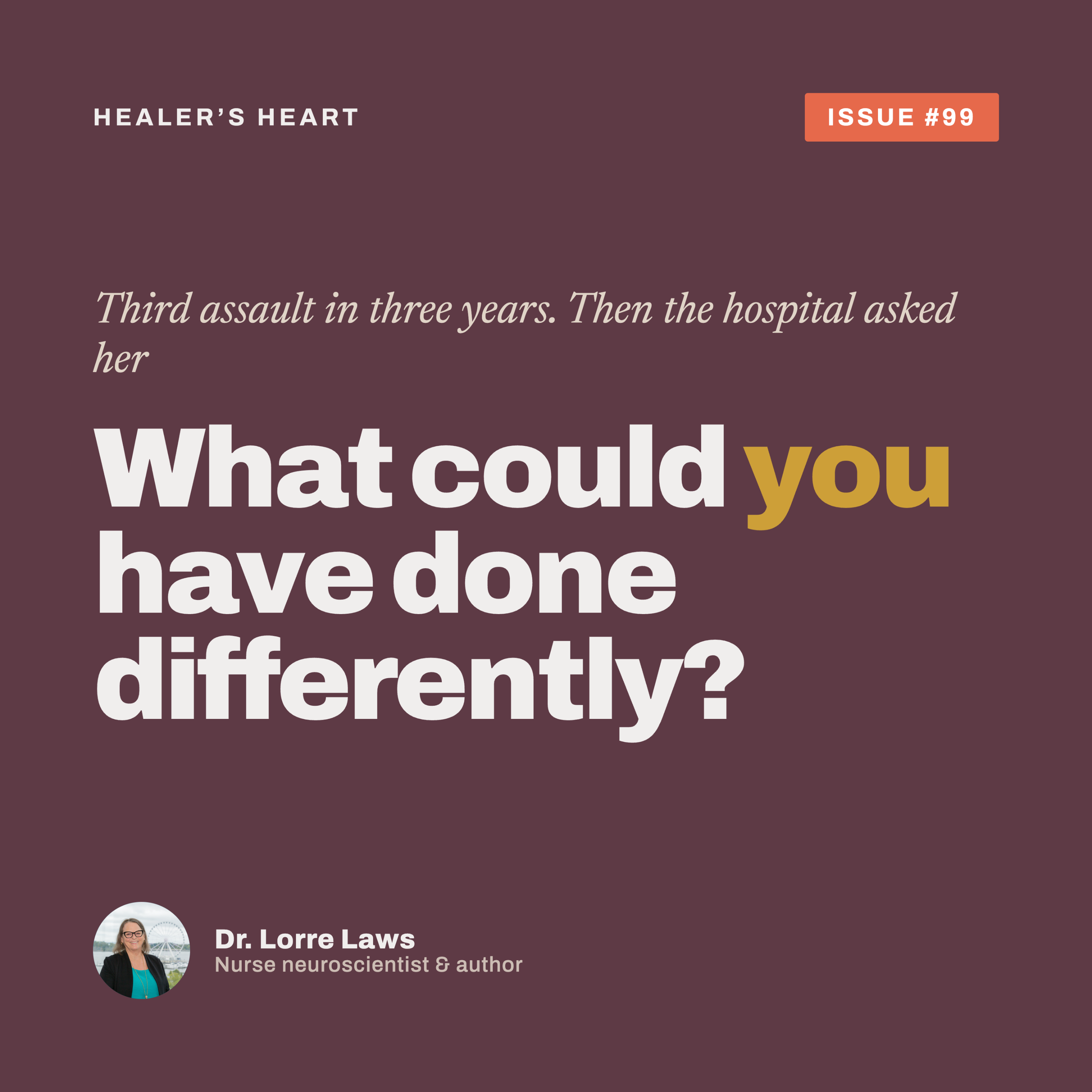 Claire, What Could You Have Done Differently? episode artwork
