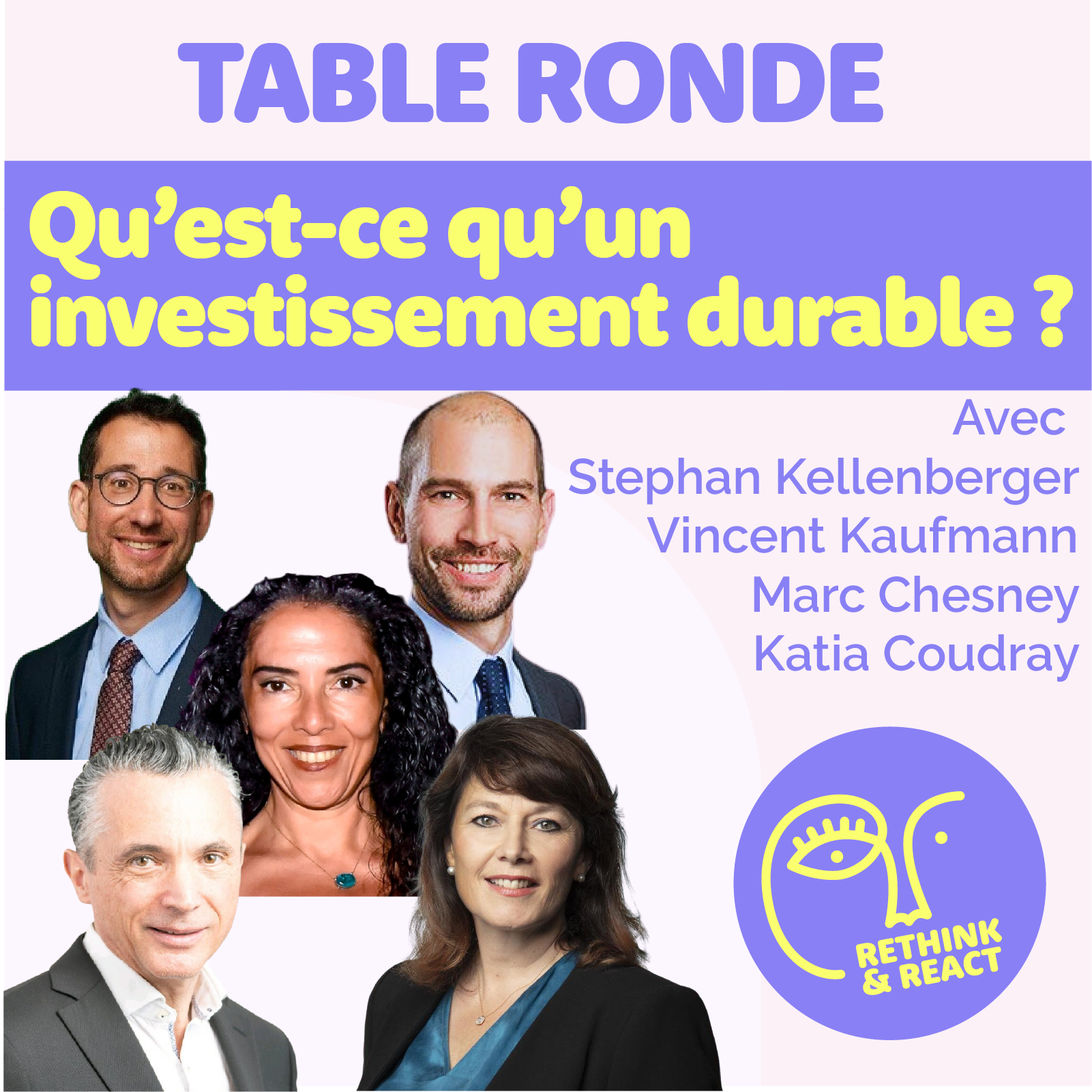Rethink and React; Réfléchir, Innover, Créer Demain