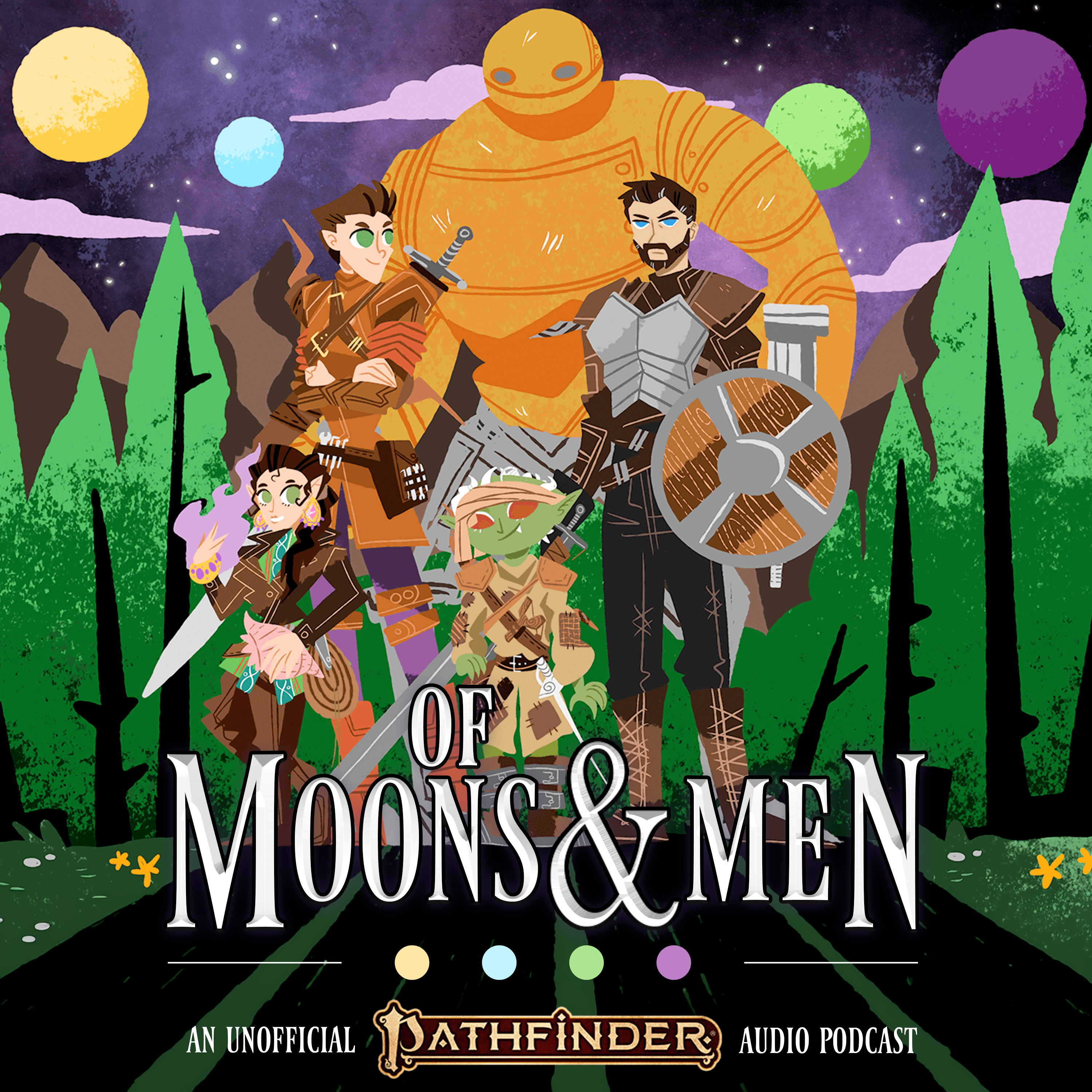 Artwork for Of Moons and Men: A Pathfinder 2E Podcast