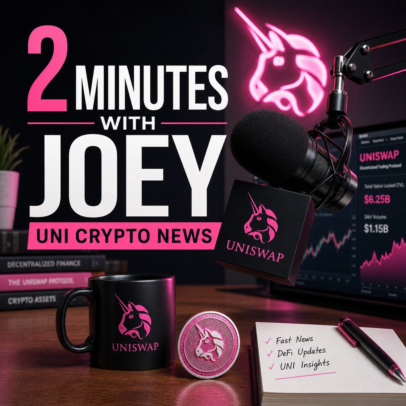 2 Minutes with Joey - UNI Crypto News podcast artwork