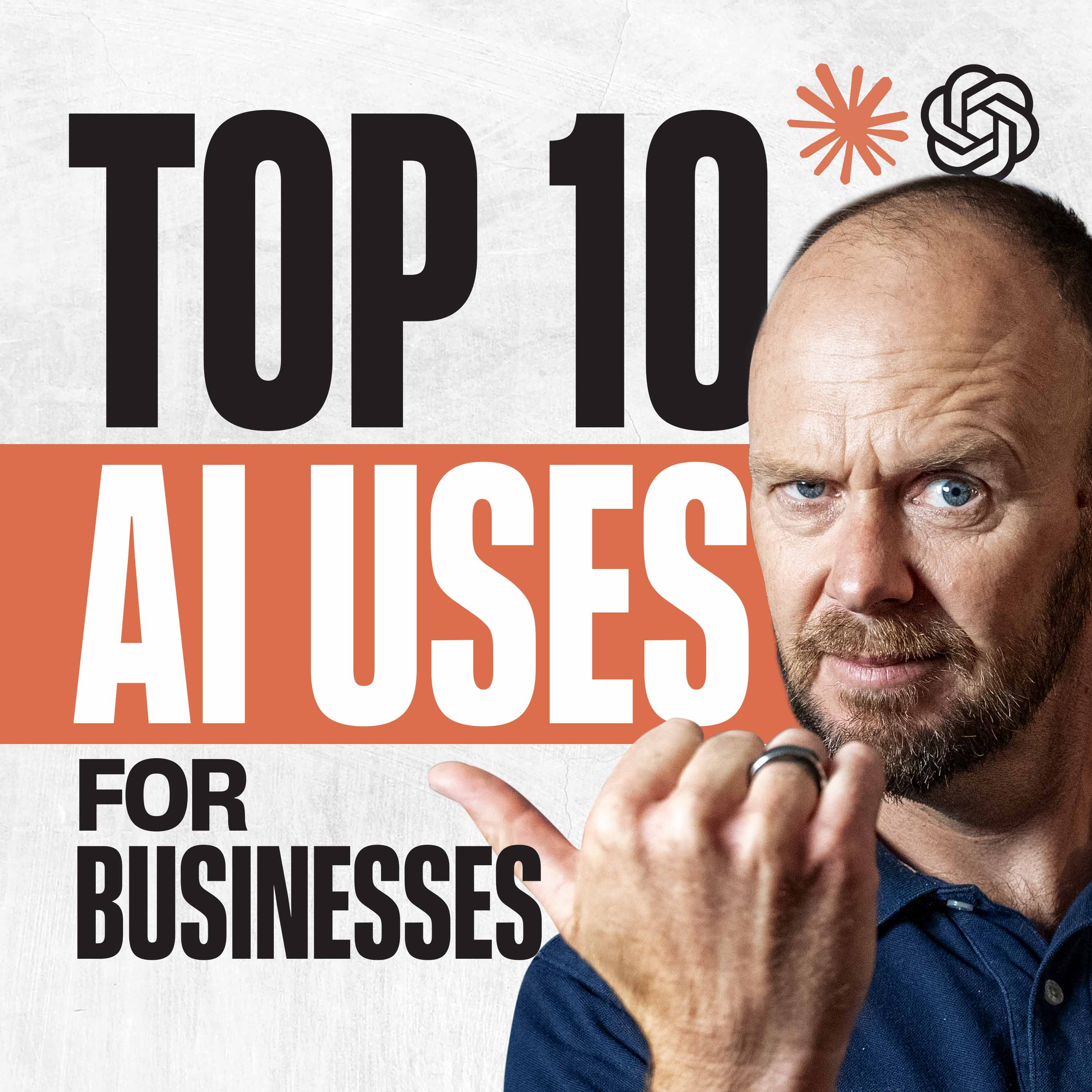 10 Ways to Use AI in your Business episode artwork