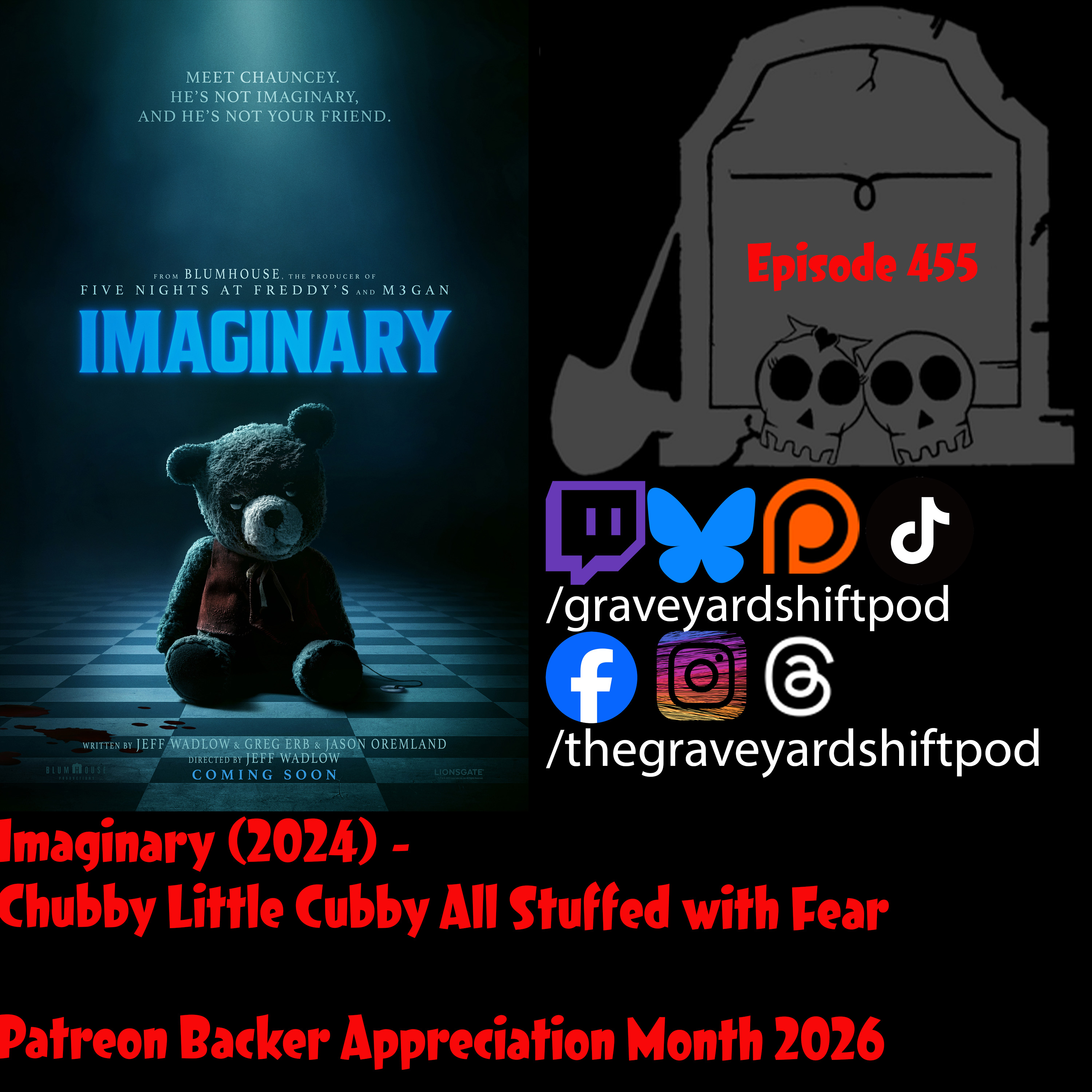 Imaginary (2024) - Chubby Little Cubby All Stuffed with Fear - Patreon Backer Appreciation Month episode artwork