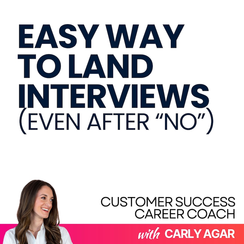 Artwork for podcast Customer Success Career Coach, Career Tips and Proven Job Interview Strategies For Every Customer Success Manager