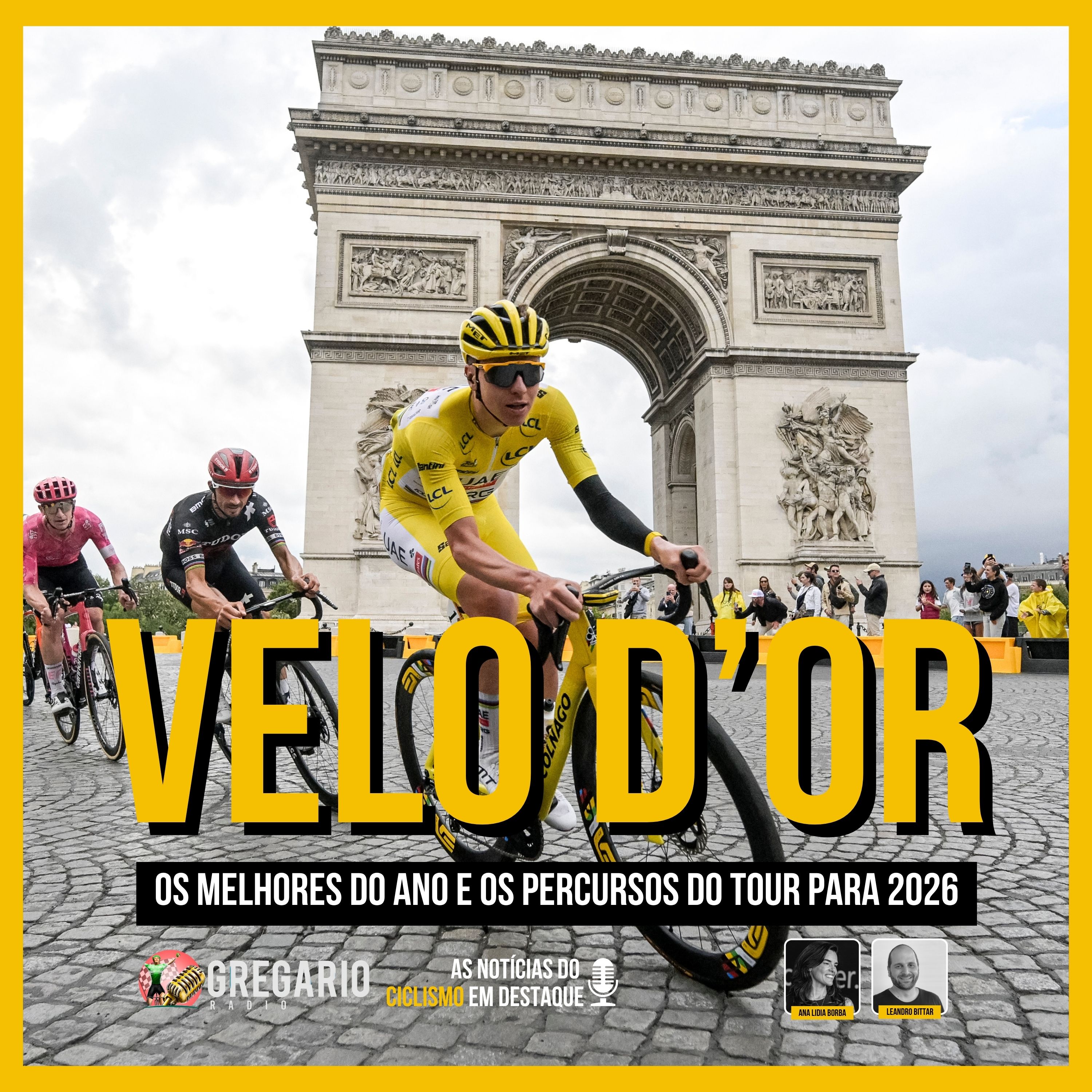 RADIO - Velo d'Or 2025 e os percursos do TDF e TDFF 2026