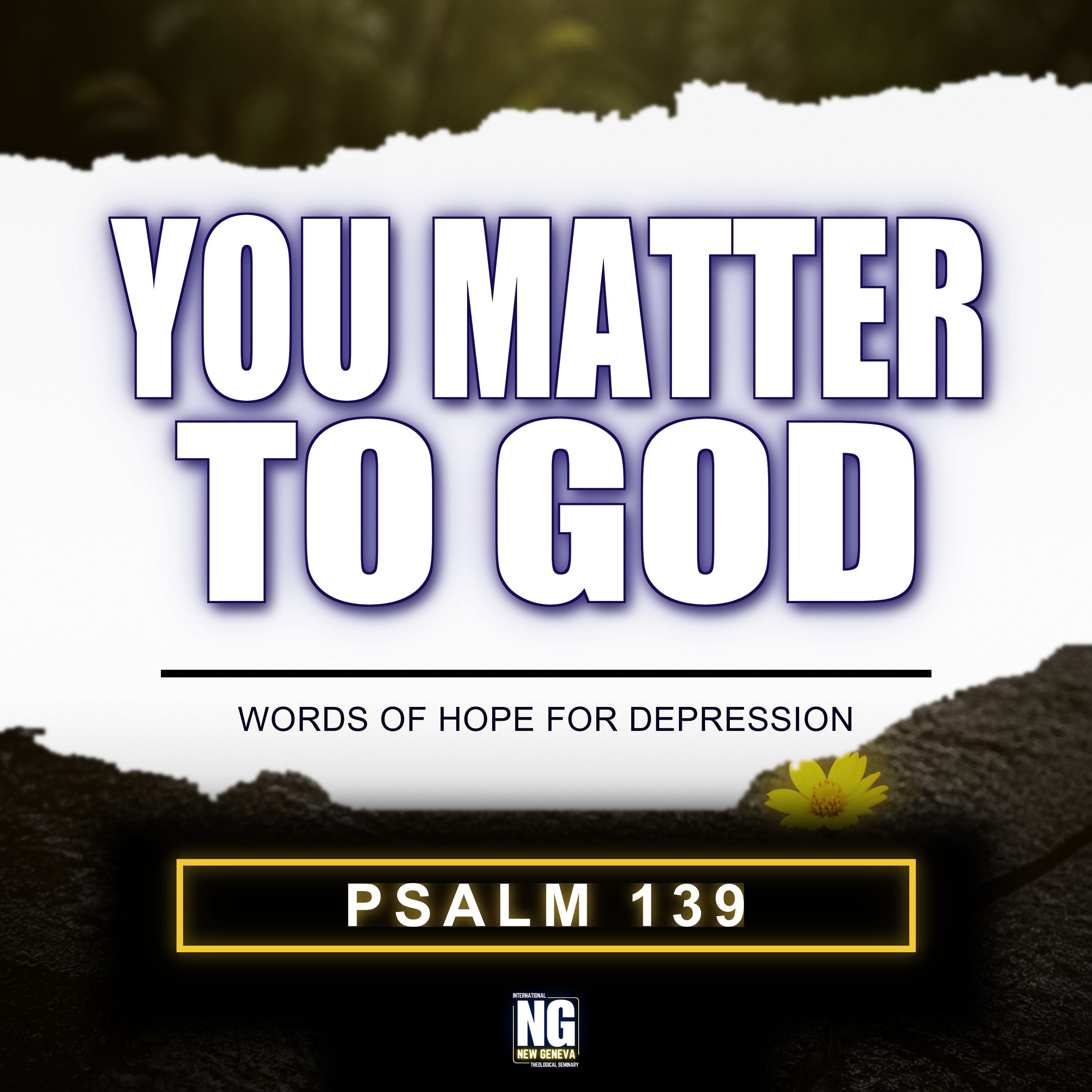 Depressed? You Matter To God!