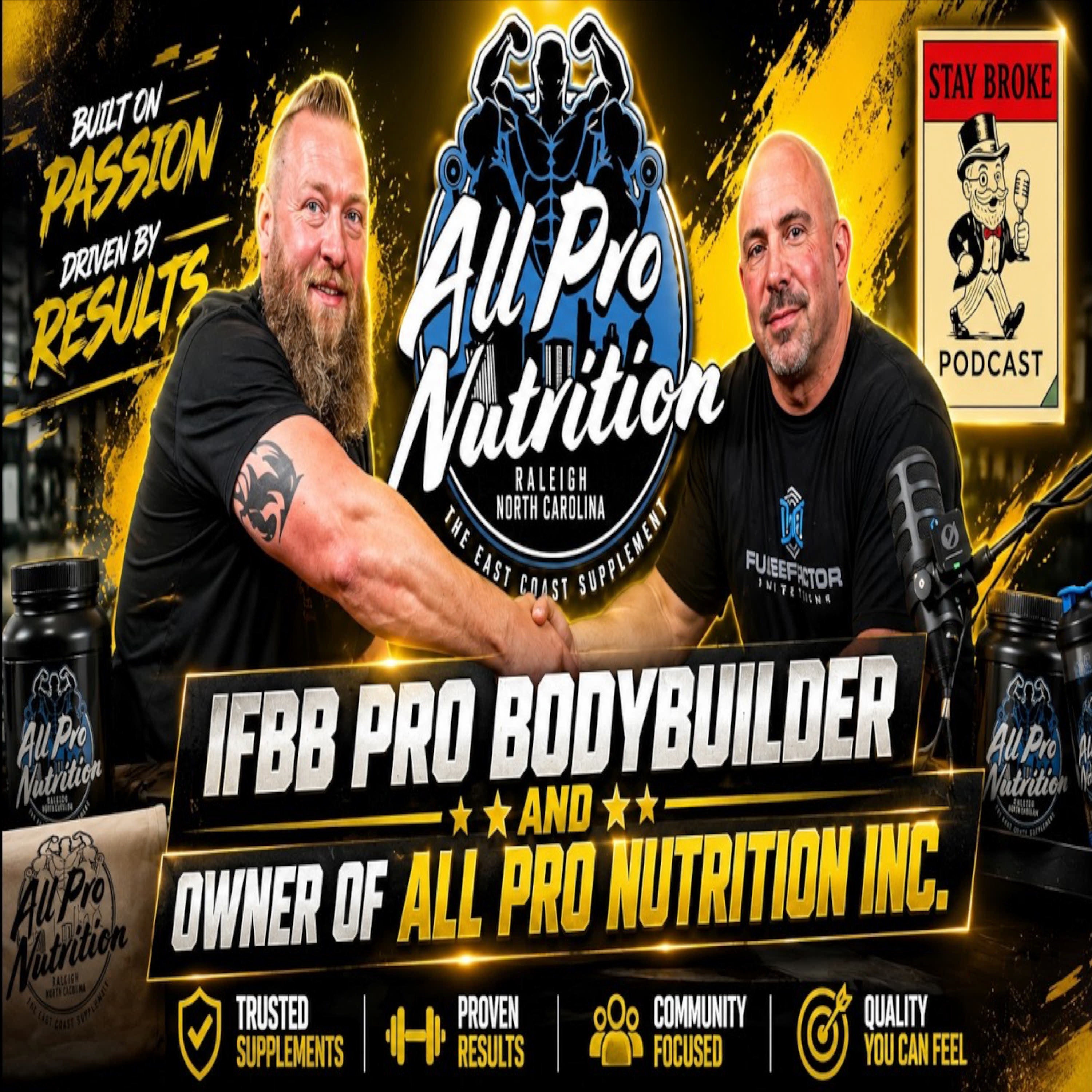 SBP#38 Patrick Richardson | IFBB Pro Bodybuilding, Gut Health & Building Supplement Brands episode artwork