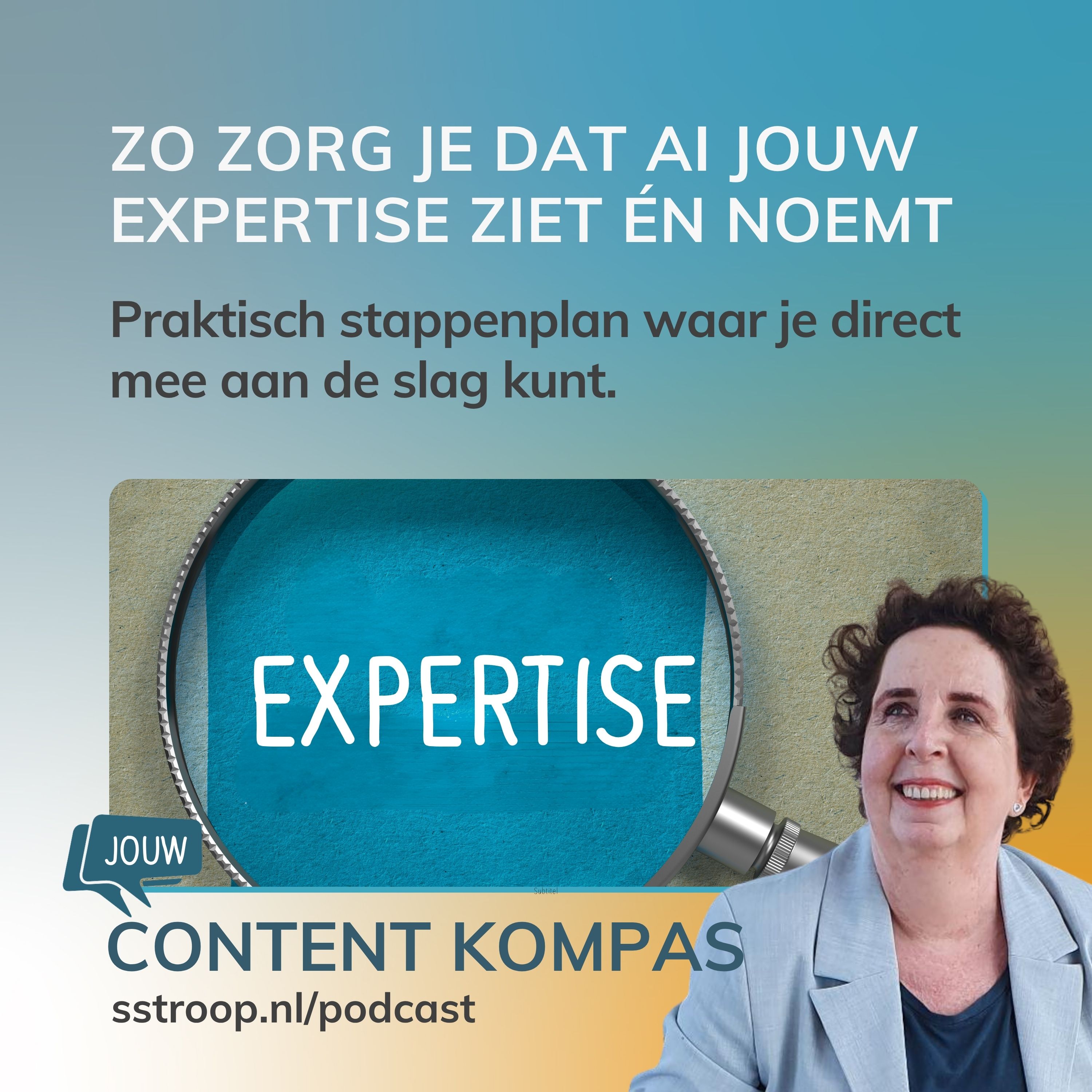 Zo zorg je dat AI jouw expertise oppikt en benoemt episode artwork