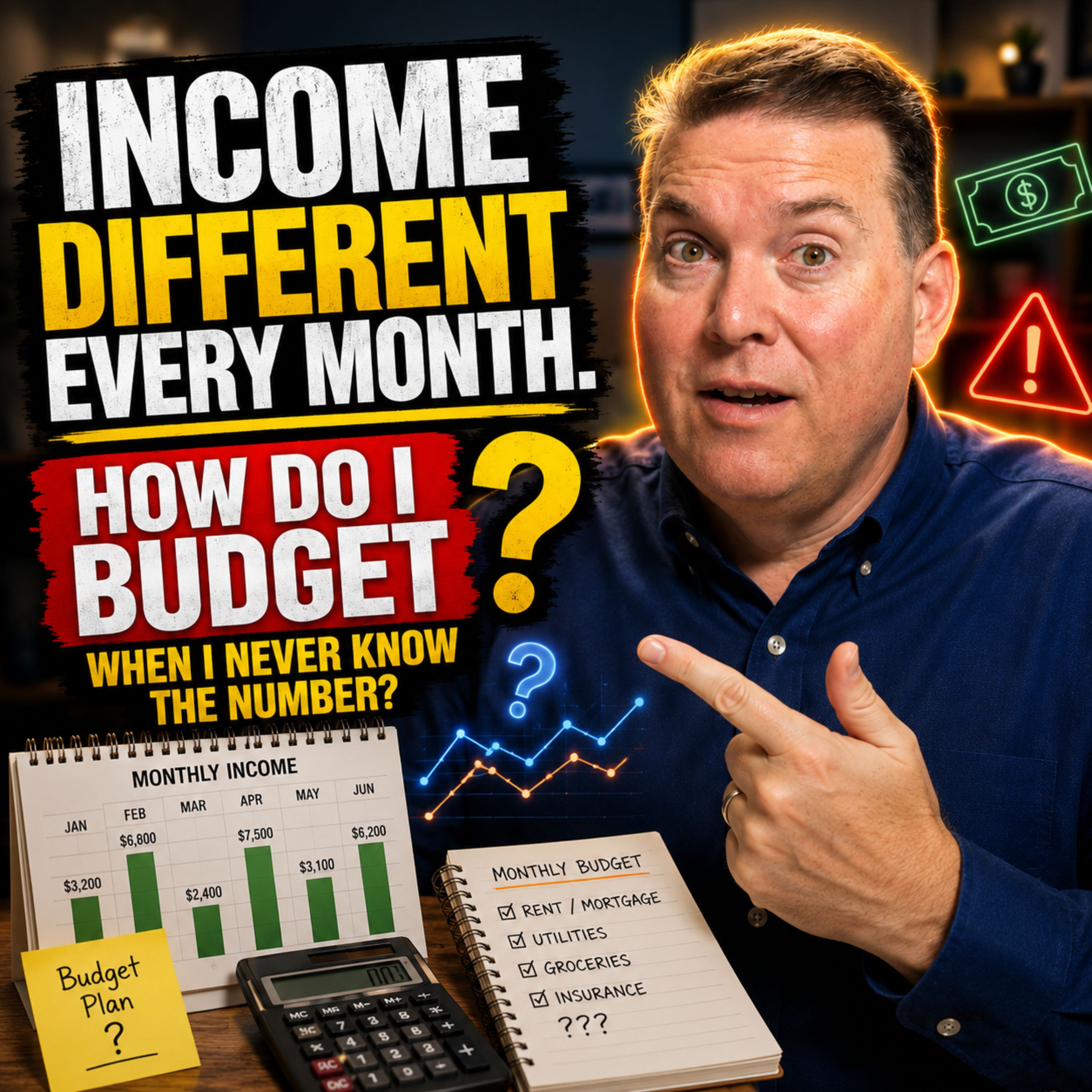 My Income Is Different Every Month. How Do I Budget When I Never Know the Number?