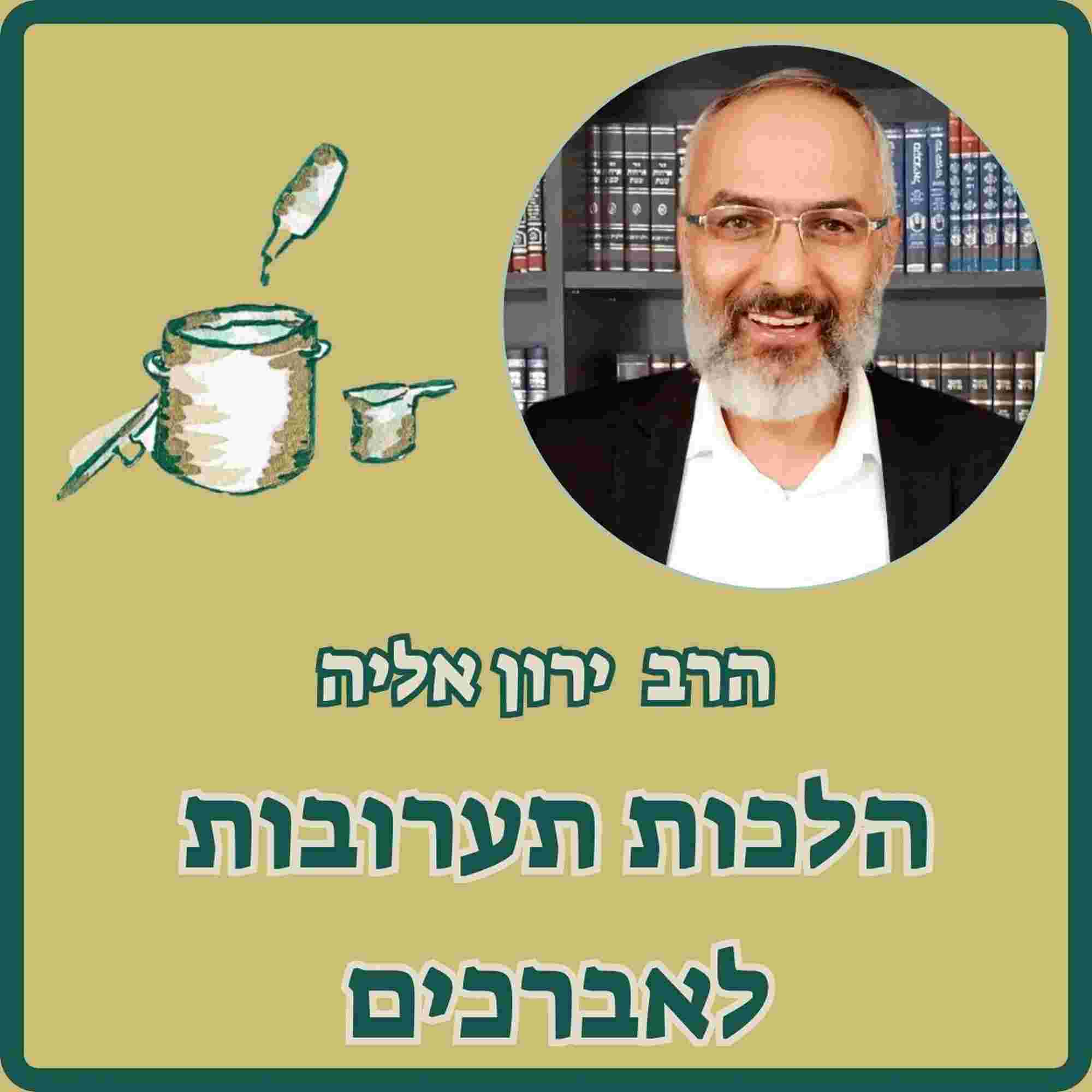 הלכות בשר בחלב לאברכים | הרב ירון אליה
