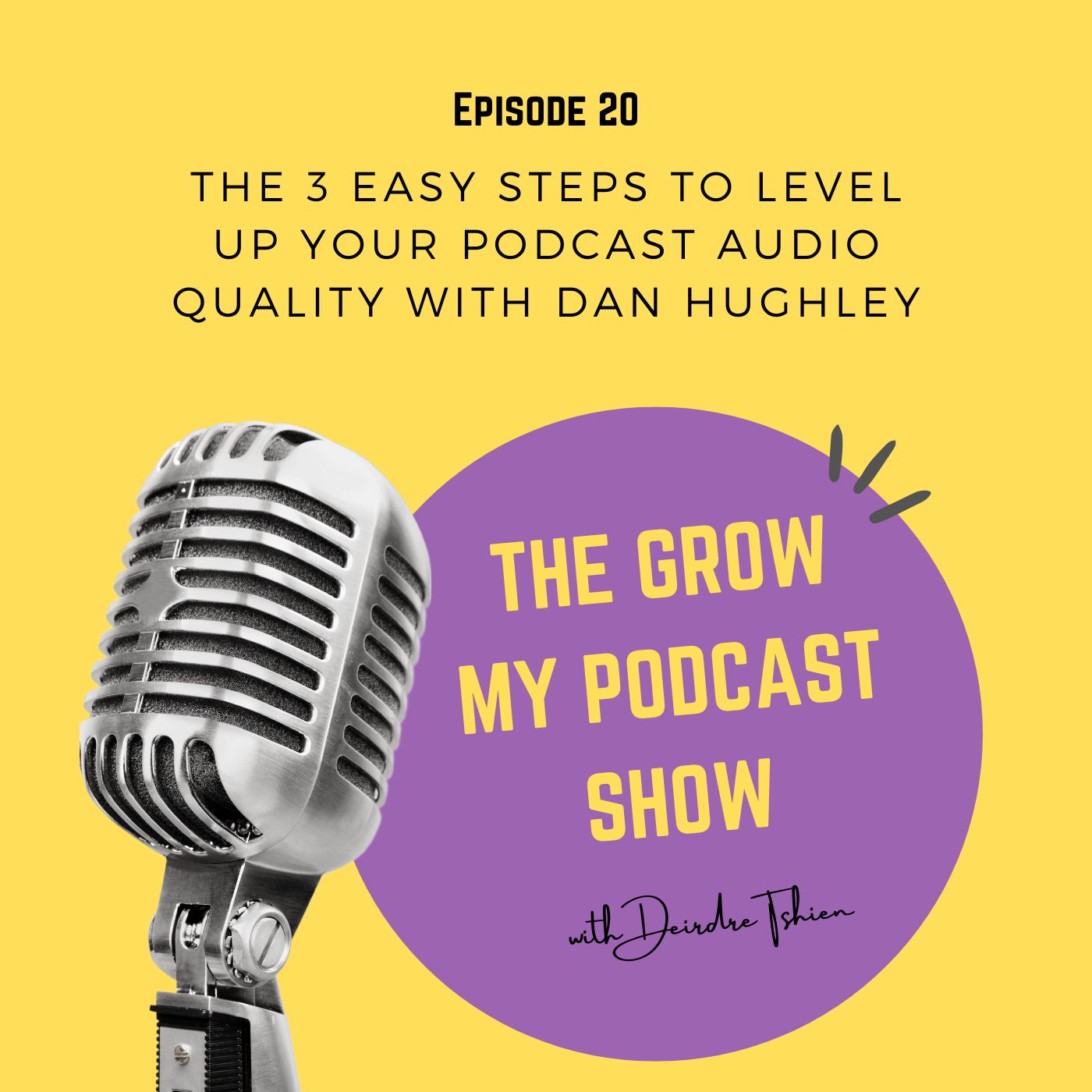 The 3 Easy Steps to Level Up Your Podcast Audio Quality with Dan Hughley Image