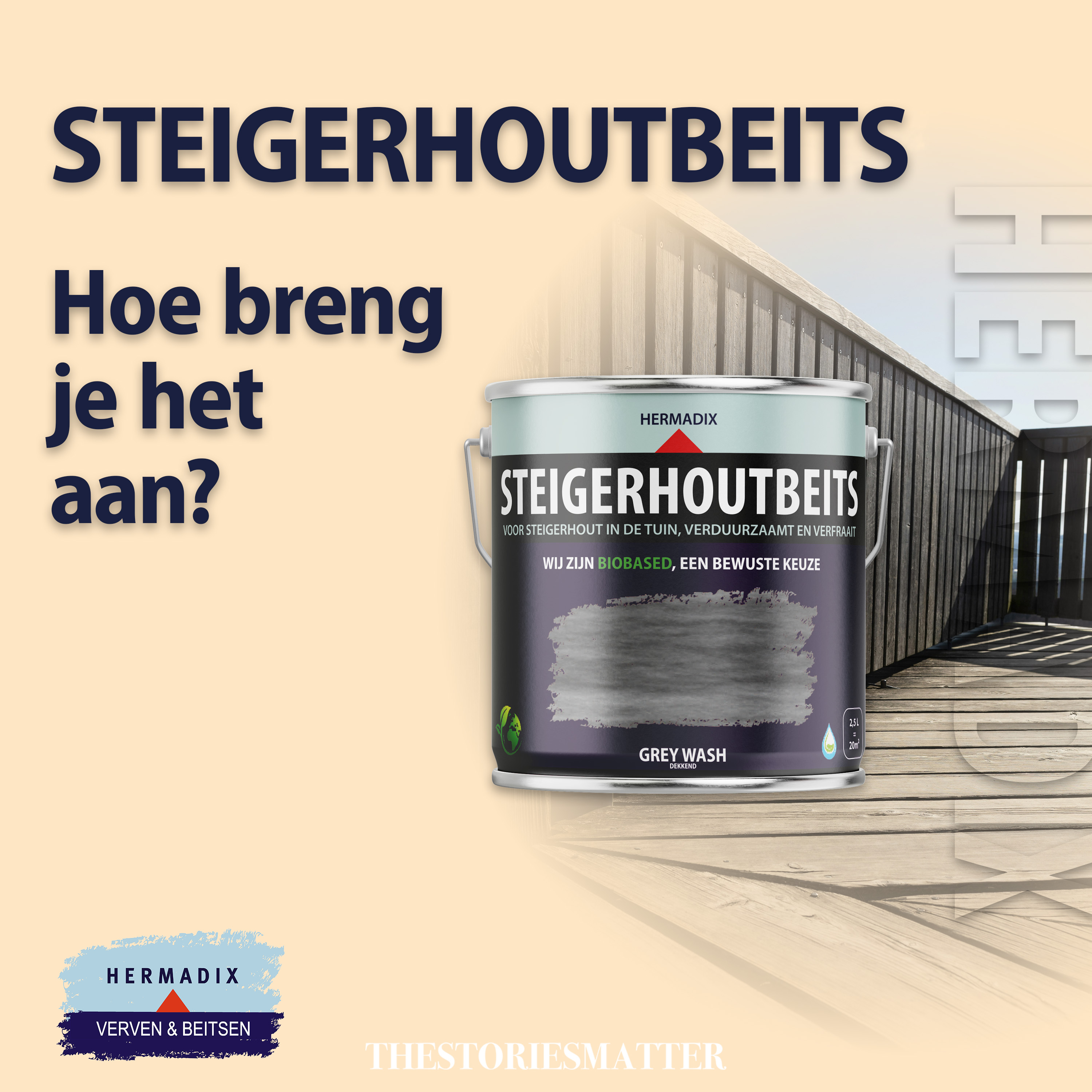 Aanbrengen - Steigerhoutbeits