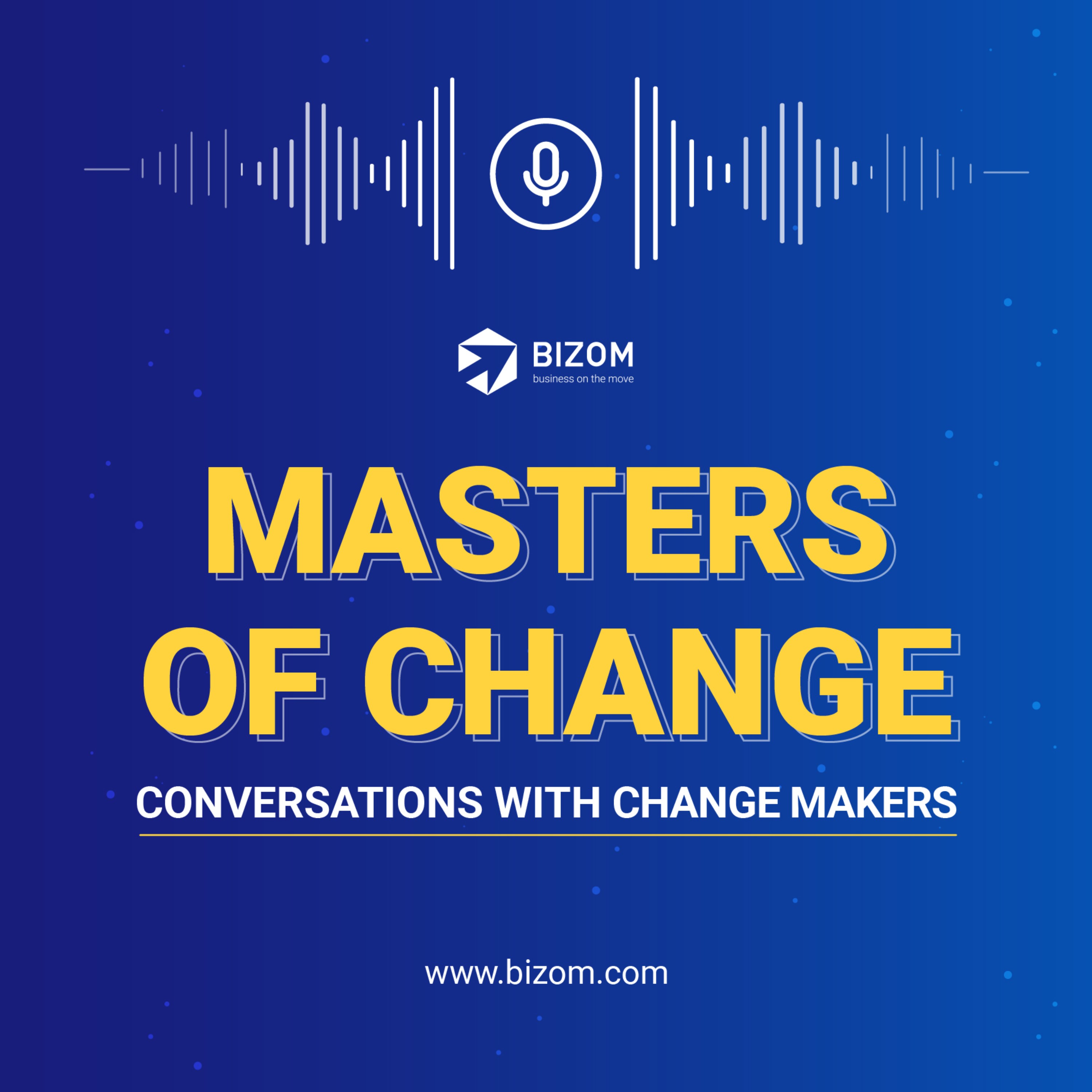 Artwork for Masters of Change: Conversations with Change Makers