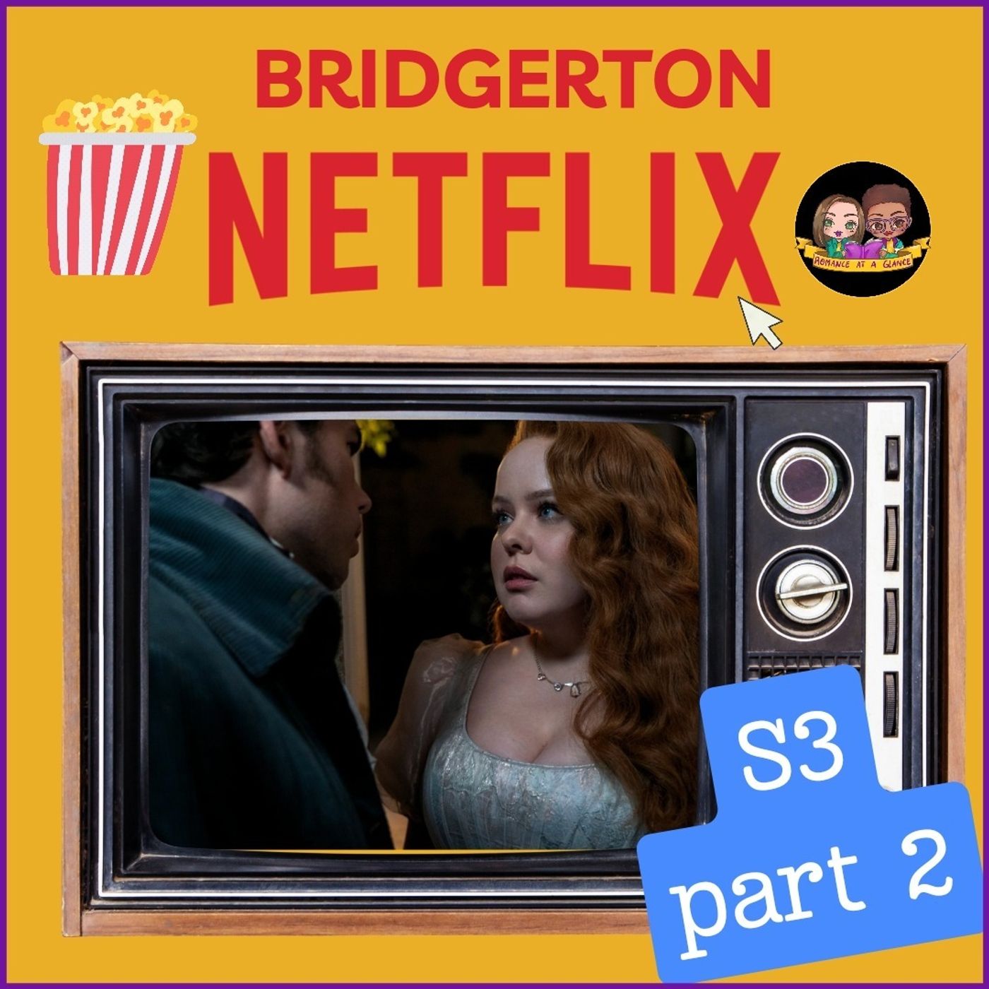Where was the sexiness?! The Bridgerton S3 part 2 episode artwork