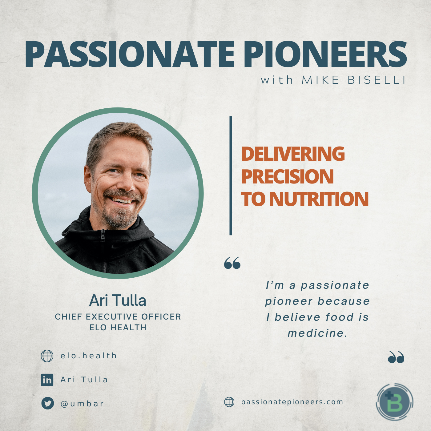 Delivering Precision to Nutrition with Ari Tulla
