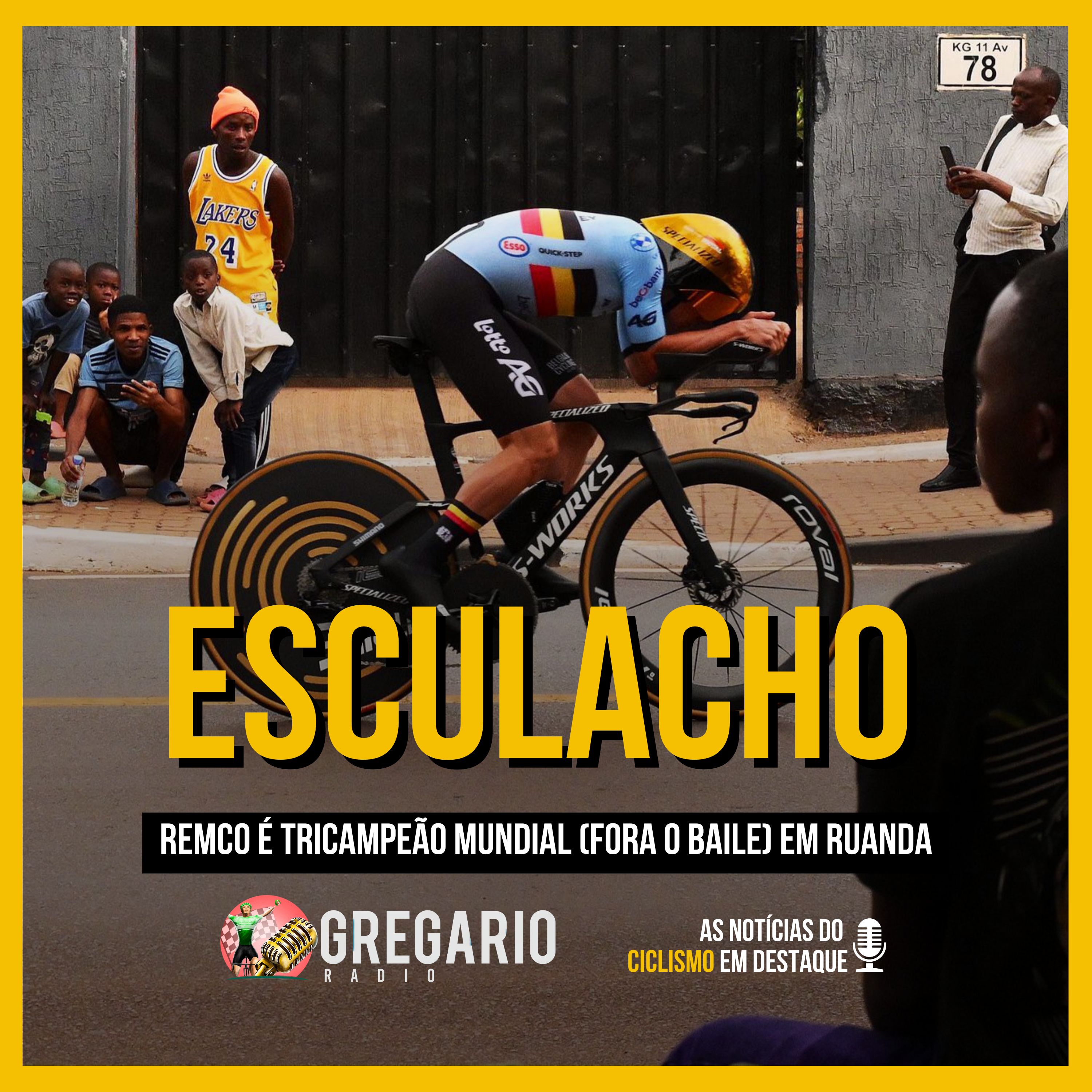 RADIO - Remco tricampeão mundial, Reusser encontra o arco-íris