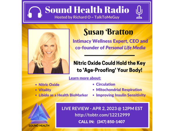 Susan Bratton ~ Nitric Oxide Could Hold the Key to 'Age-Proofing' Your Body episode artwork