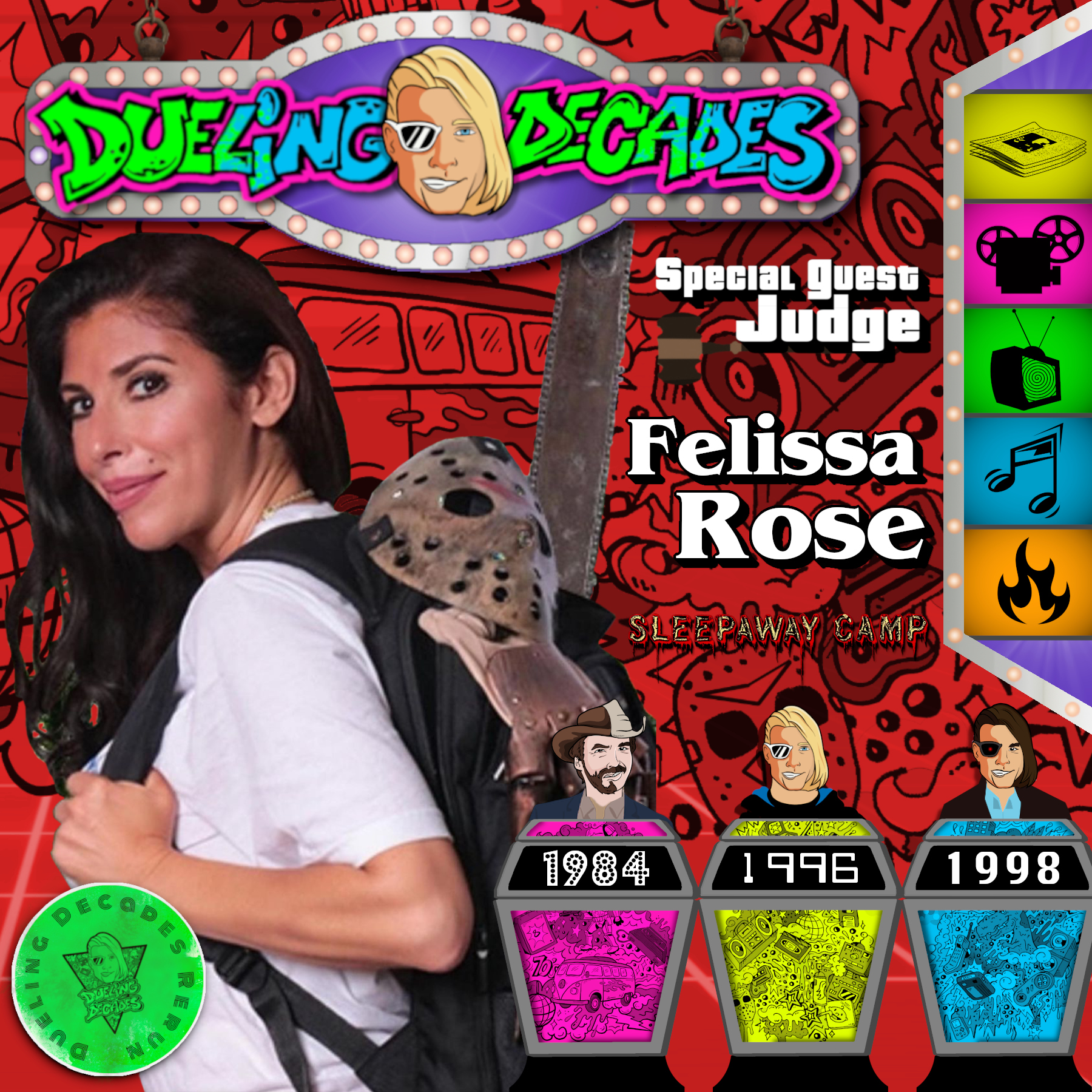 Scream queen Felissa Rose hacks and slashes her way through this horror showdown between 1984, 1996 & 1998!
