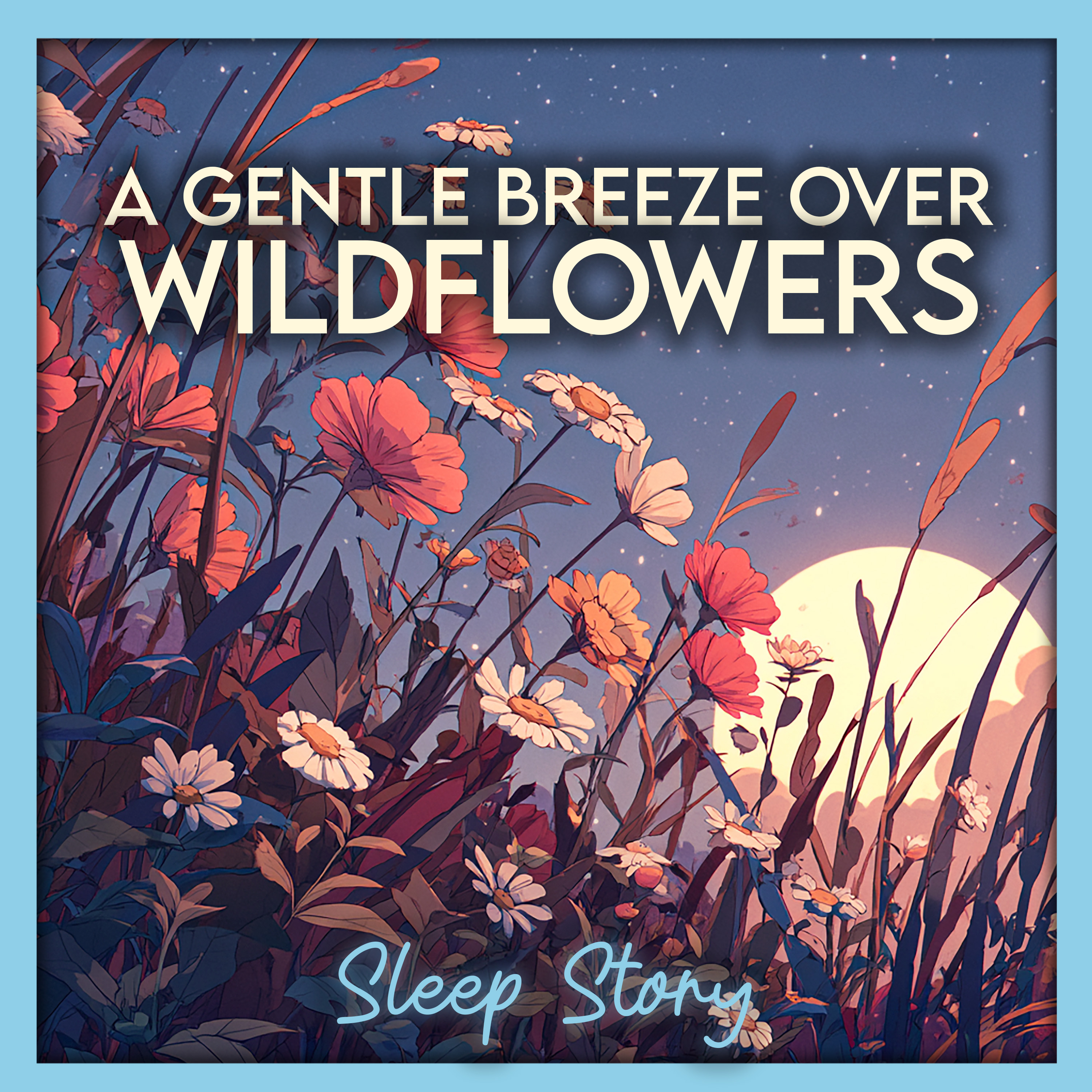 Guided Sleep Story for Adults | The Breeze in the Wildflower Meadow (Calming Bedtime Story)