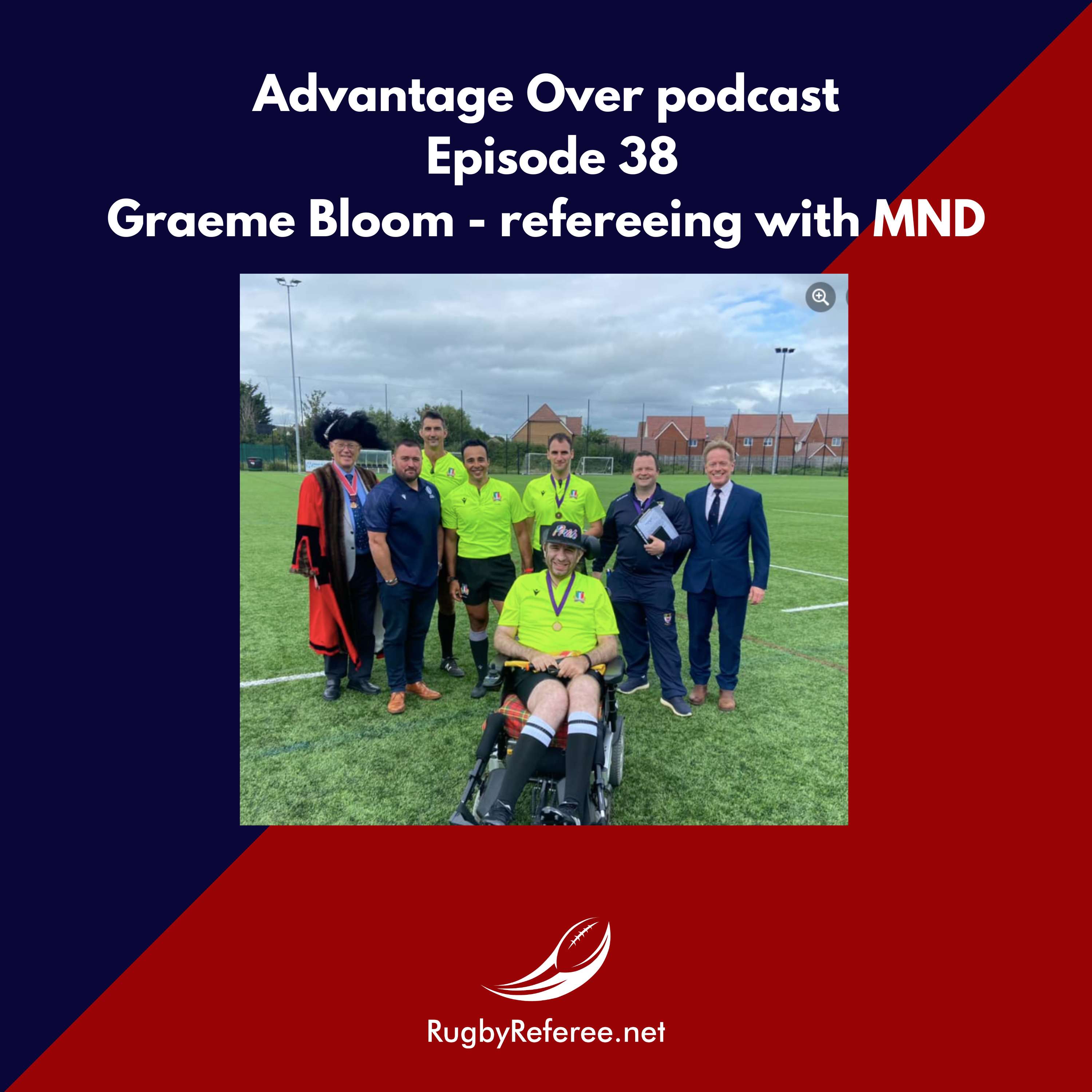 Refereeing as a wheelchair user with MND - Graeme Bloom