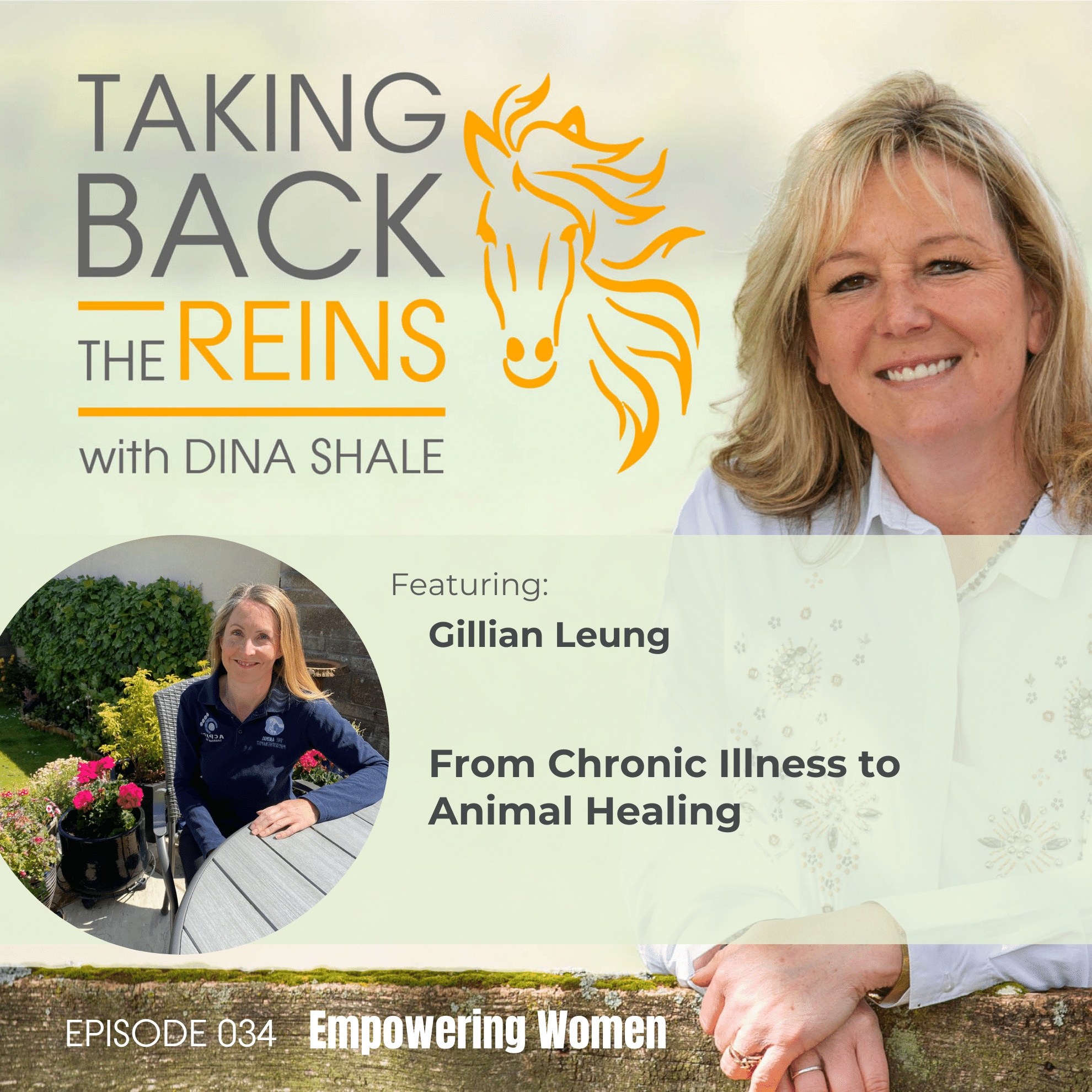 034 From Chronic Illness to Animal Healing | Gillian Leung episode artwork