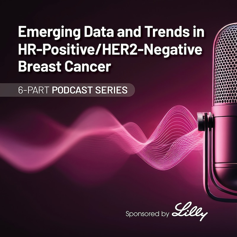 Artwork for podcast Emerging Data and Trends in HR-Positive/HER2-Negative Breast Cancer