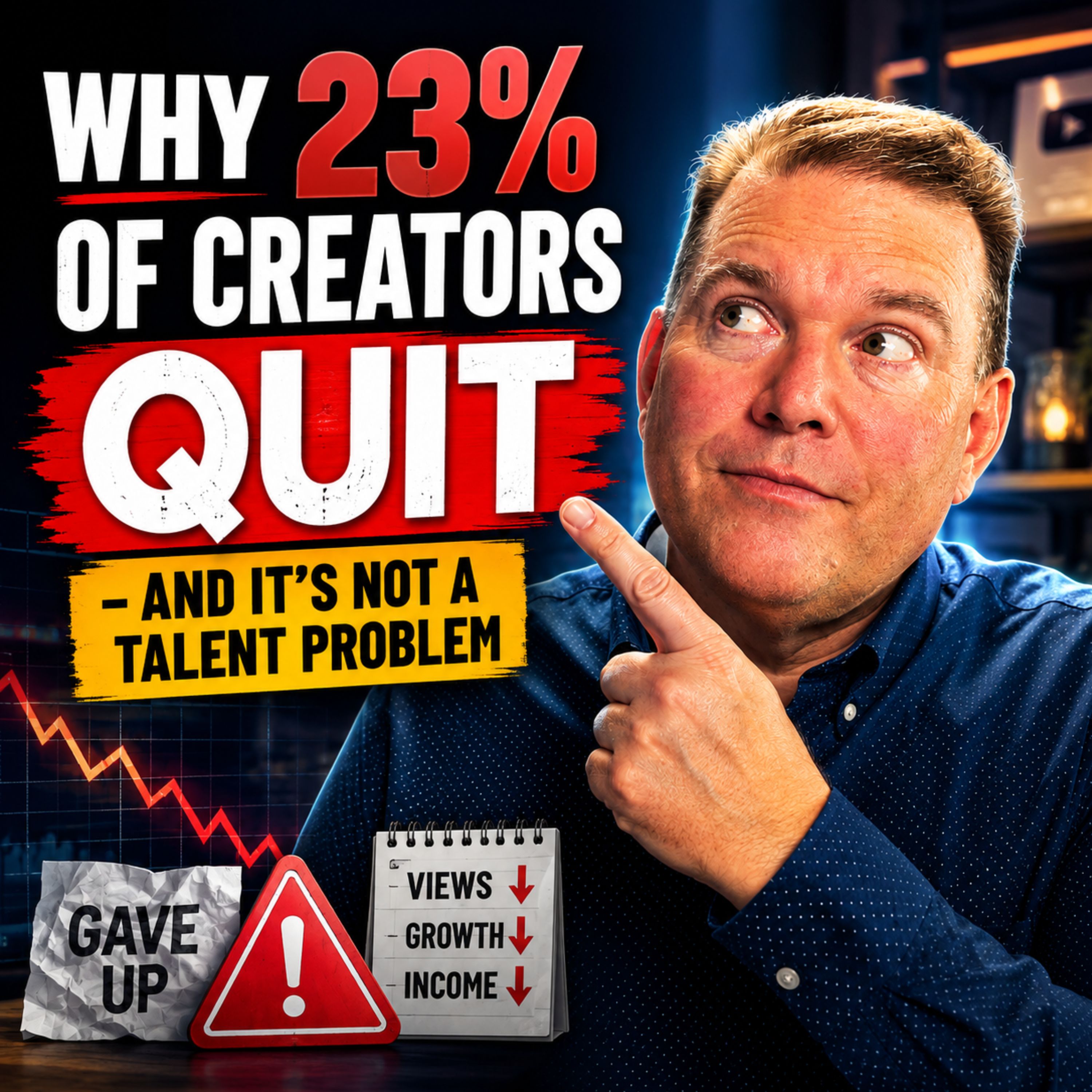Why 23% of Creators Quit – And It's Not a Talent Problem