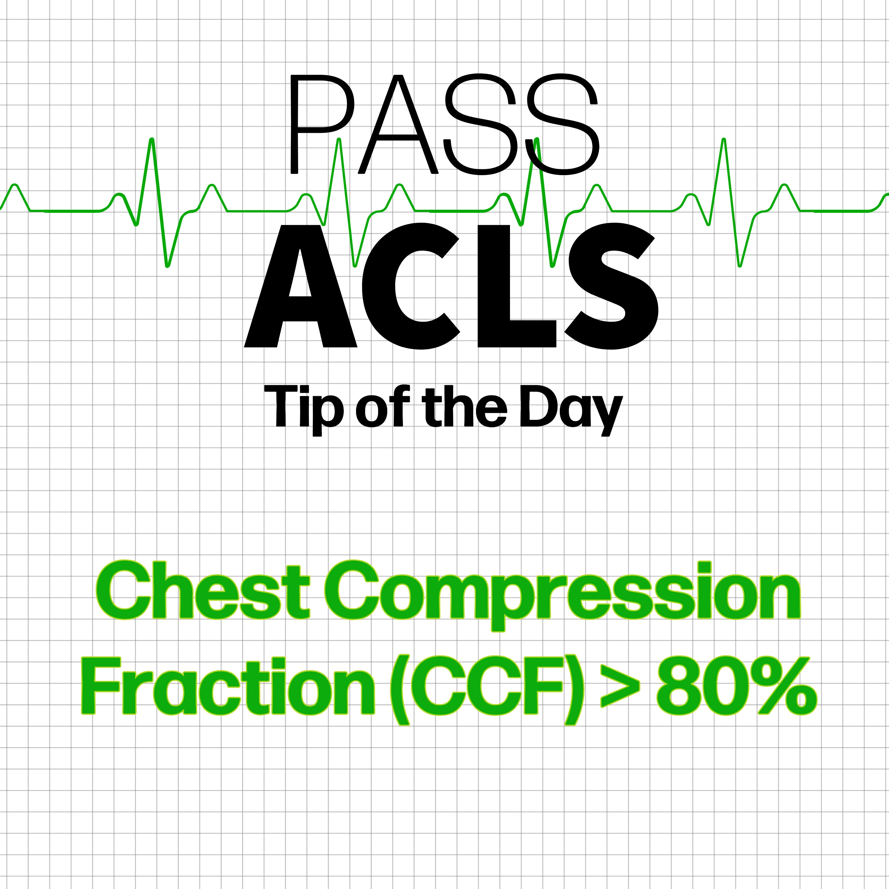 Maintaining a Chest Compression Fraction (CCF) Above 80%