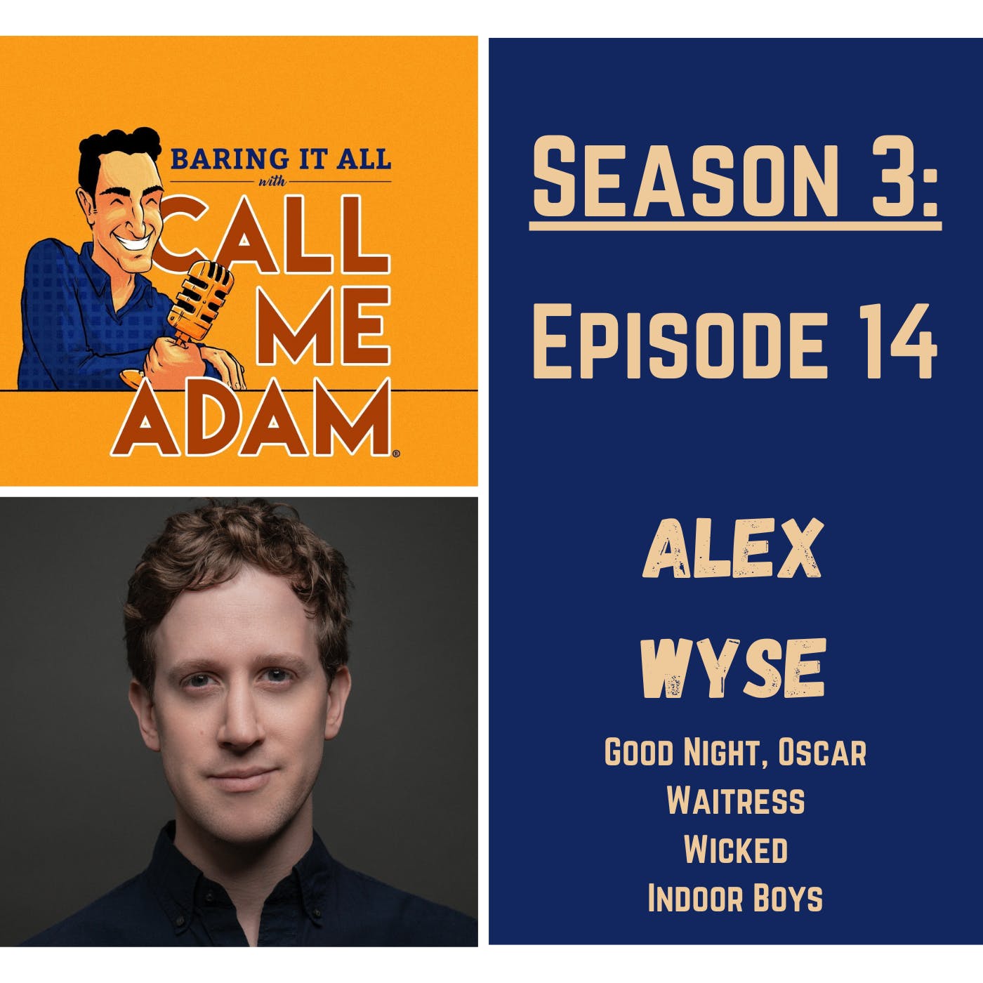 Season 3: Episode 14: Alex Wyse Interview: Believing in Myself Again, Starring alongside Sean Hayes in Broadway's Good Night, Oscar