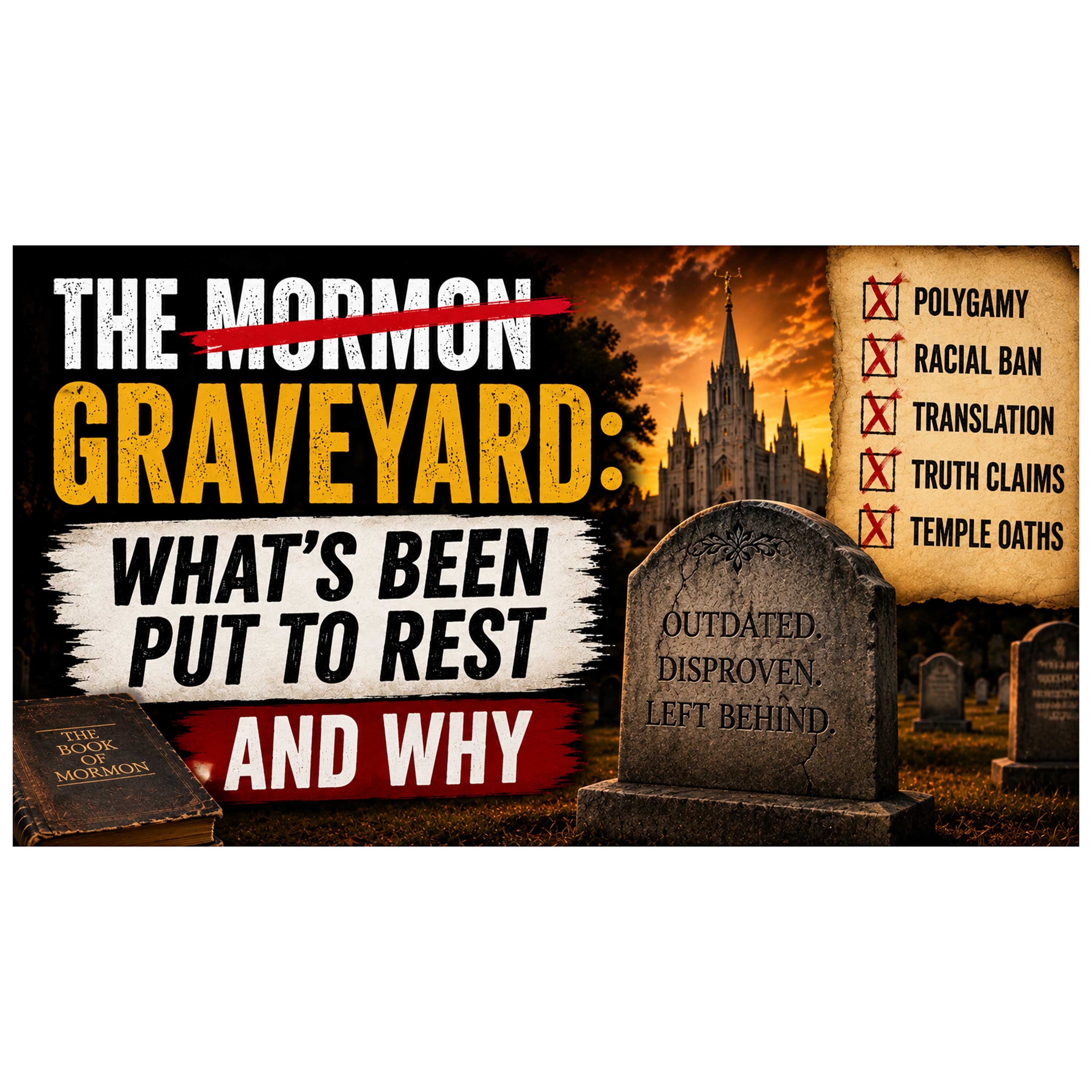 Ep340: The Mormon Graveyard: What's Been Put to Rest and Why